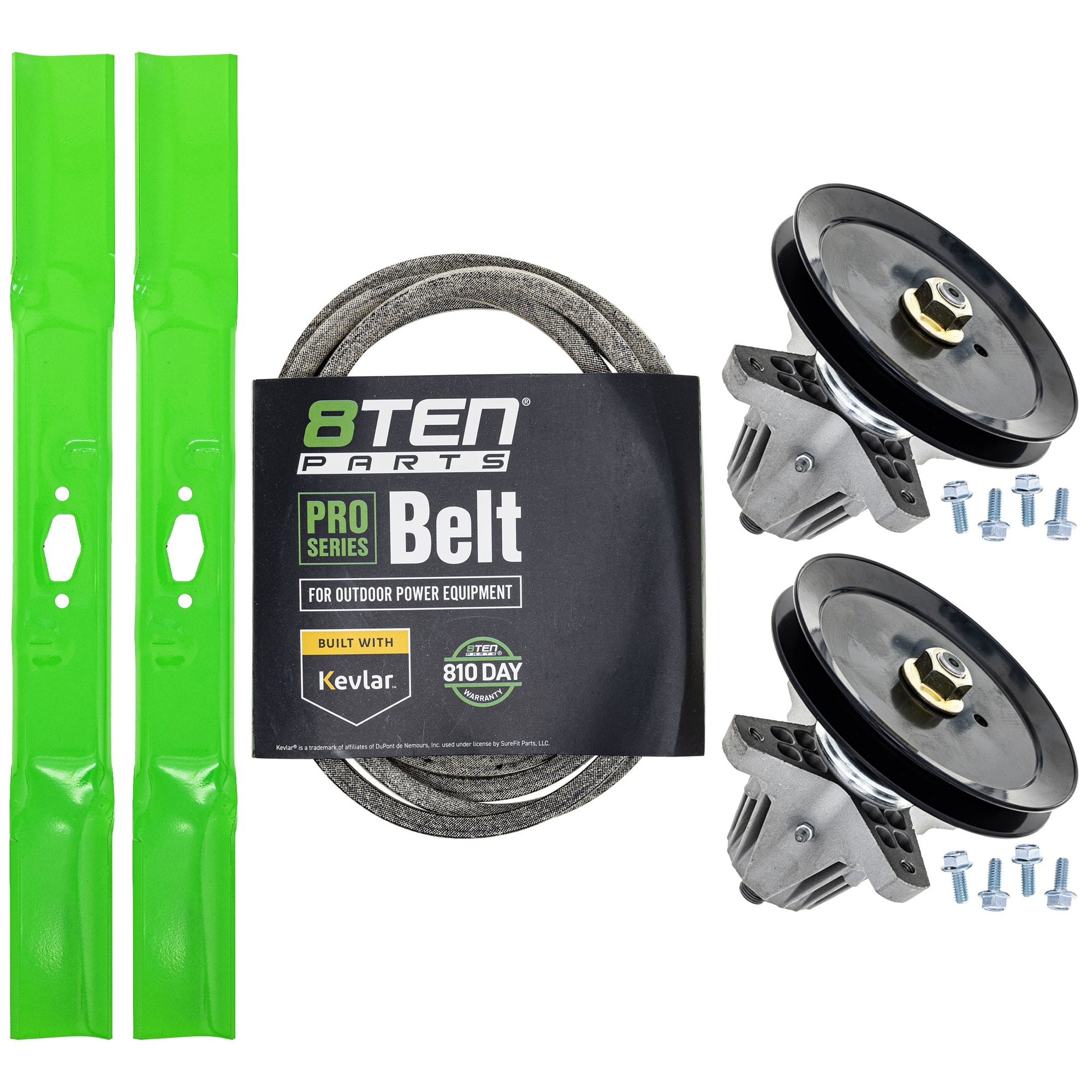 Blade Spindle Belt Deck Kit for zOTHER MTD Cub Cadet Troy-Bilt Super Cadet 13APA1BNA66 8TEN MK1012234