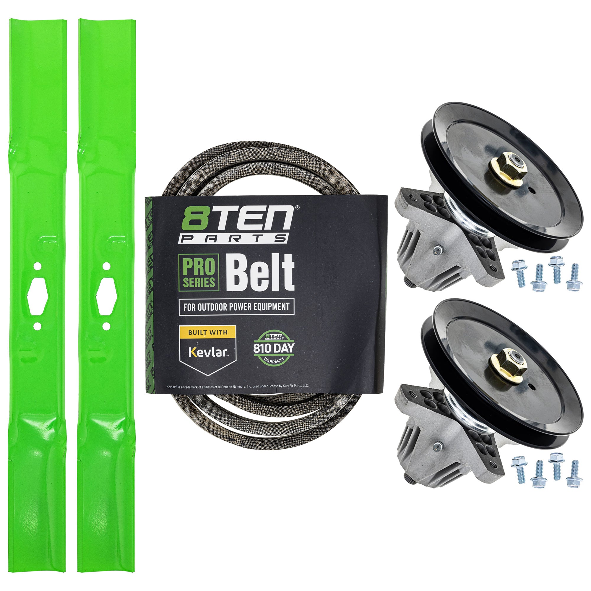 Blade Spindle Belt Deck Kit for zOTHER MTD Cub Cadet Troy-Bilt Cadet 8TEN MK1012235