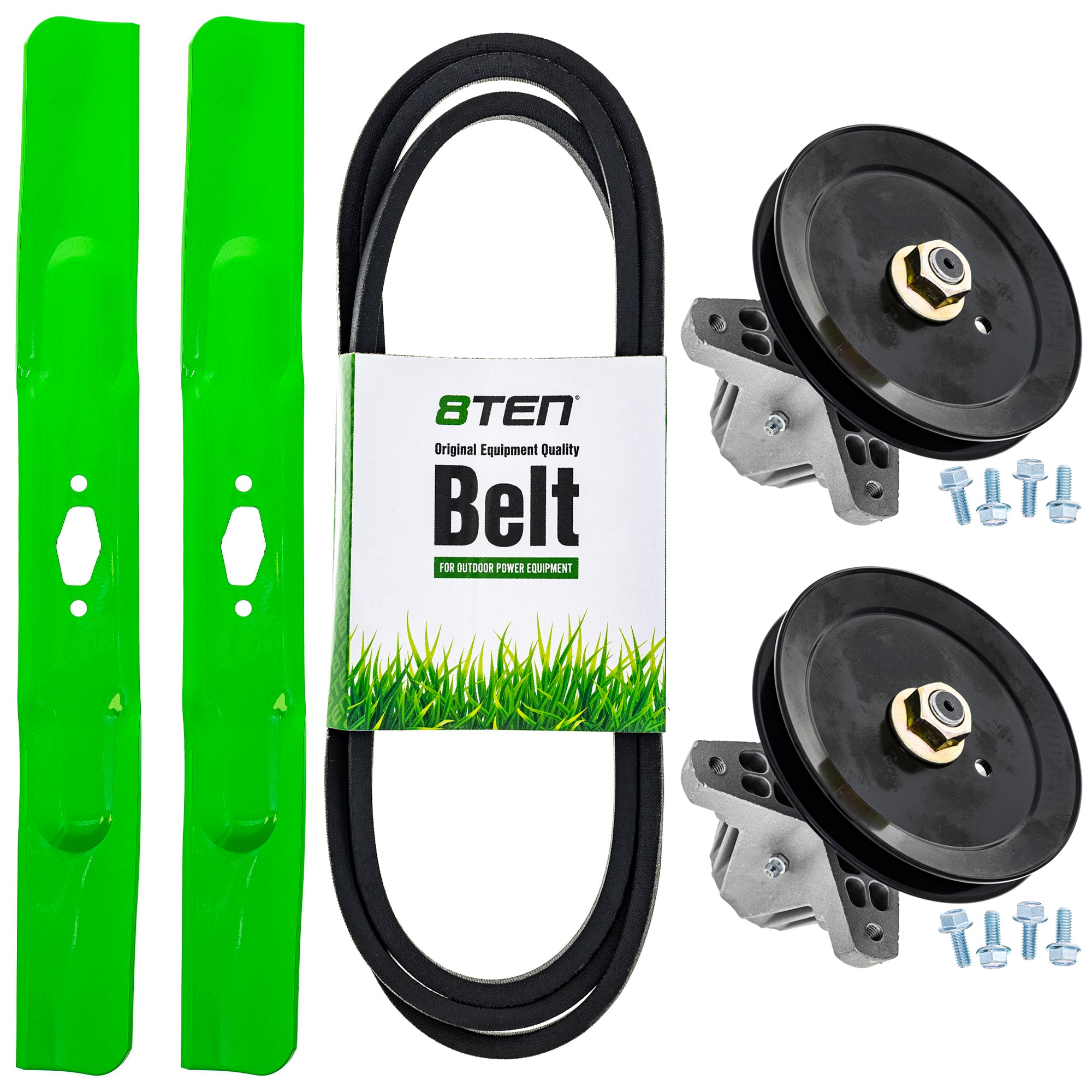 Blade Spindle Belt Deck Kit for zOTHER Stens MTD Cub Cadet Troy-Bilt T2200K Cadet 8TEN MK1012241