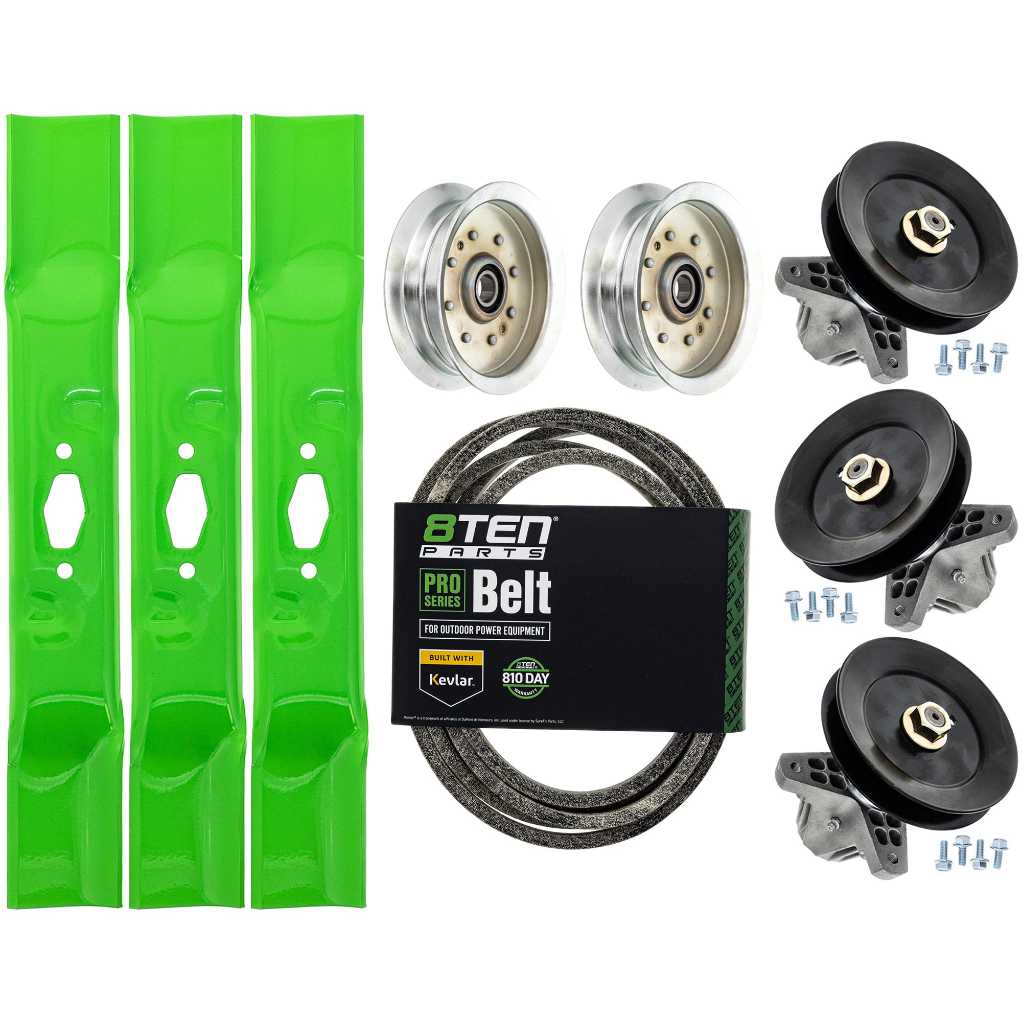 Blade Spindle Belt Idler Deck Kit for zOTHER MTD Cub Cadet Troy-Bilt Super Cadet 8TEN MK1012247