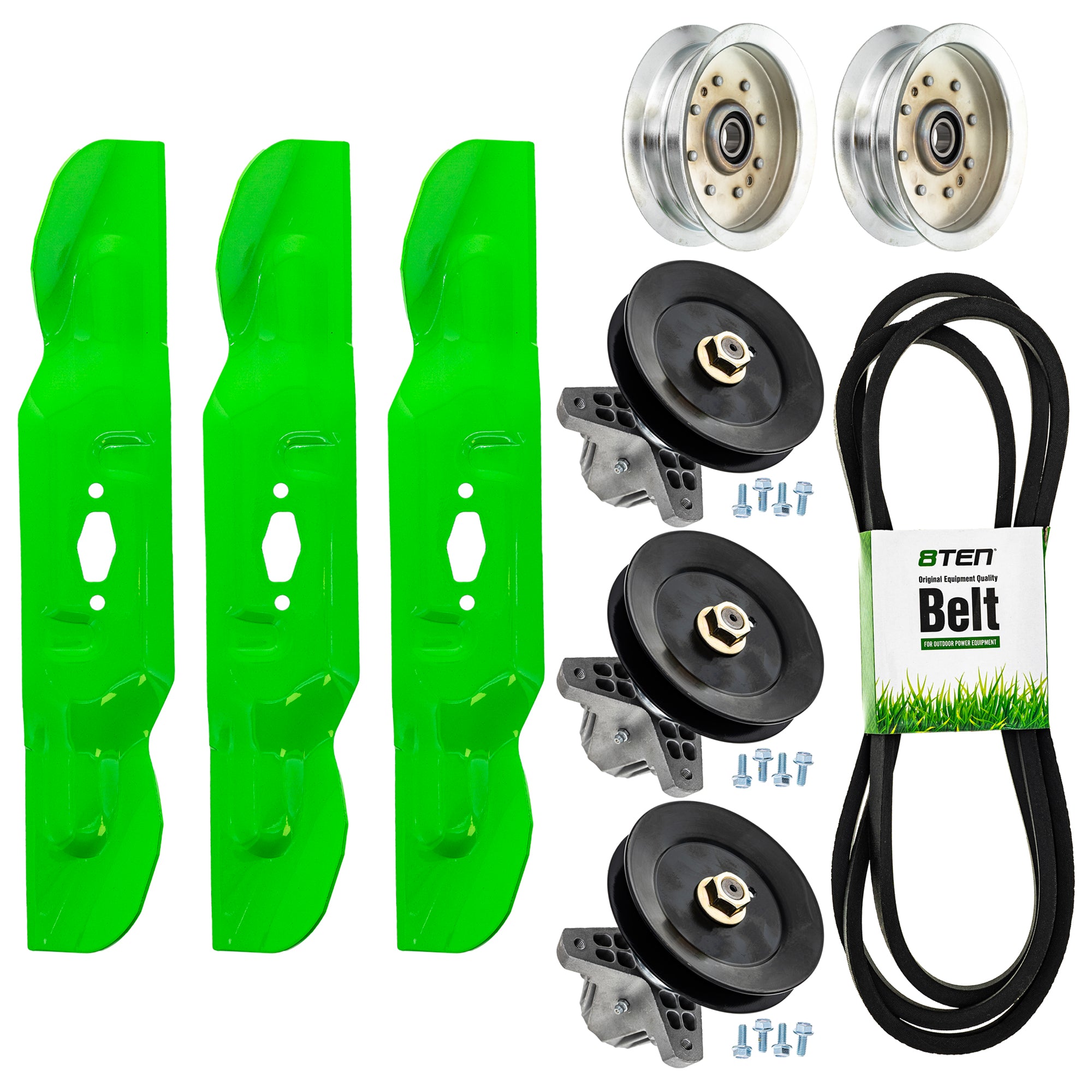 Blade Spindle Belt Idler Deck Kit for zOTHER MTD Cub Cadet Troy-Bilt TT440 Super Cadet 8TEN MK1012249