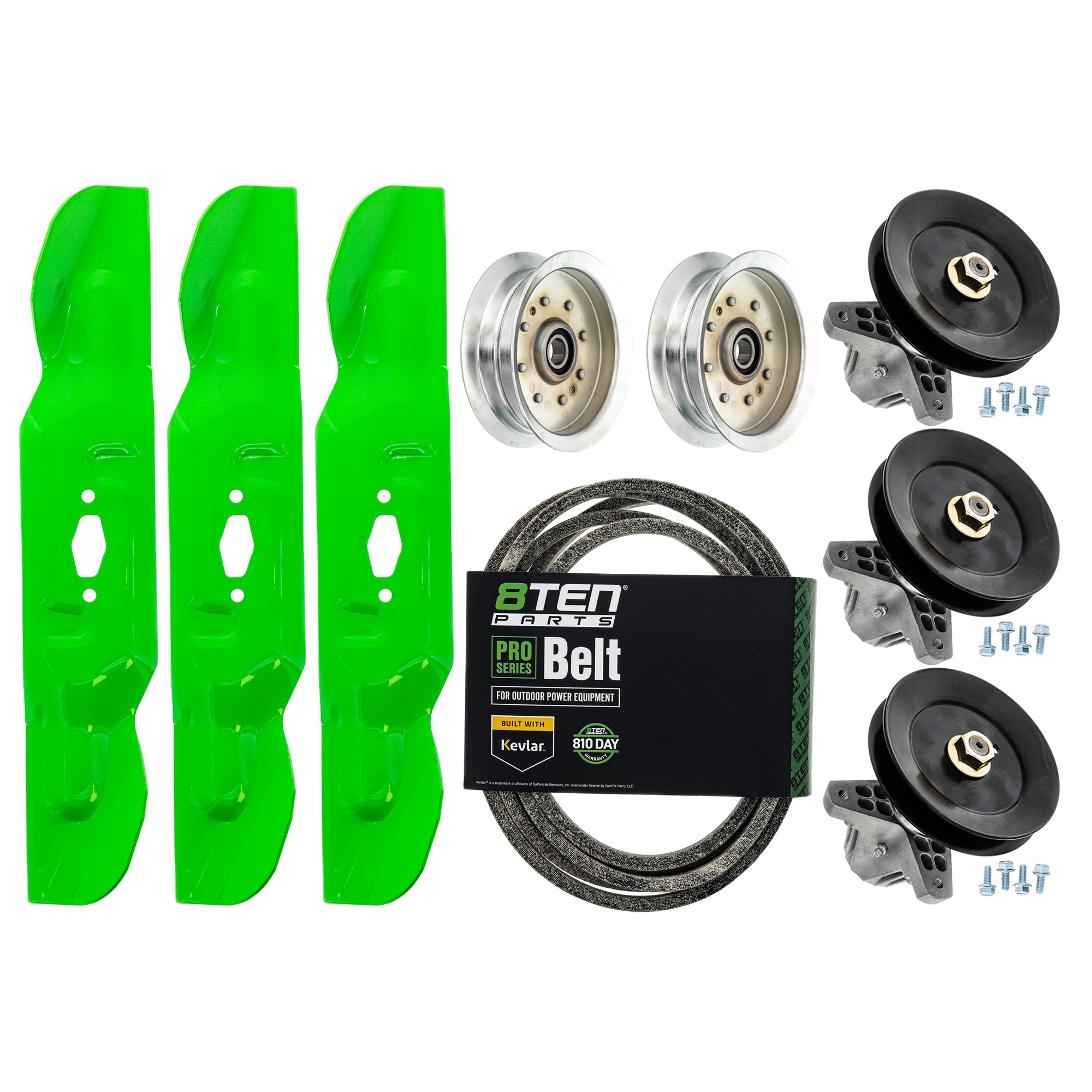 Blade Spindle Belt Idler Deck Kit for zOTHER MTD Cub Cadet Troy-Bilt TT440 Super Cadet 8TEN MK1012249