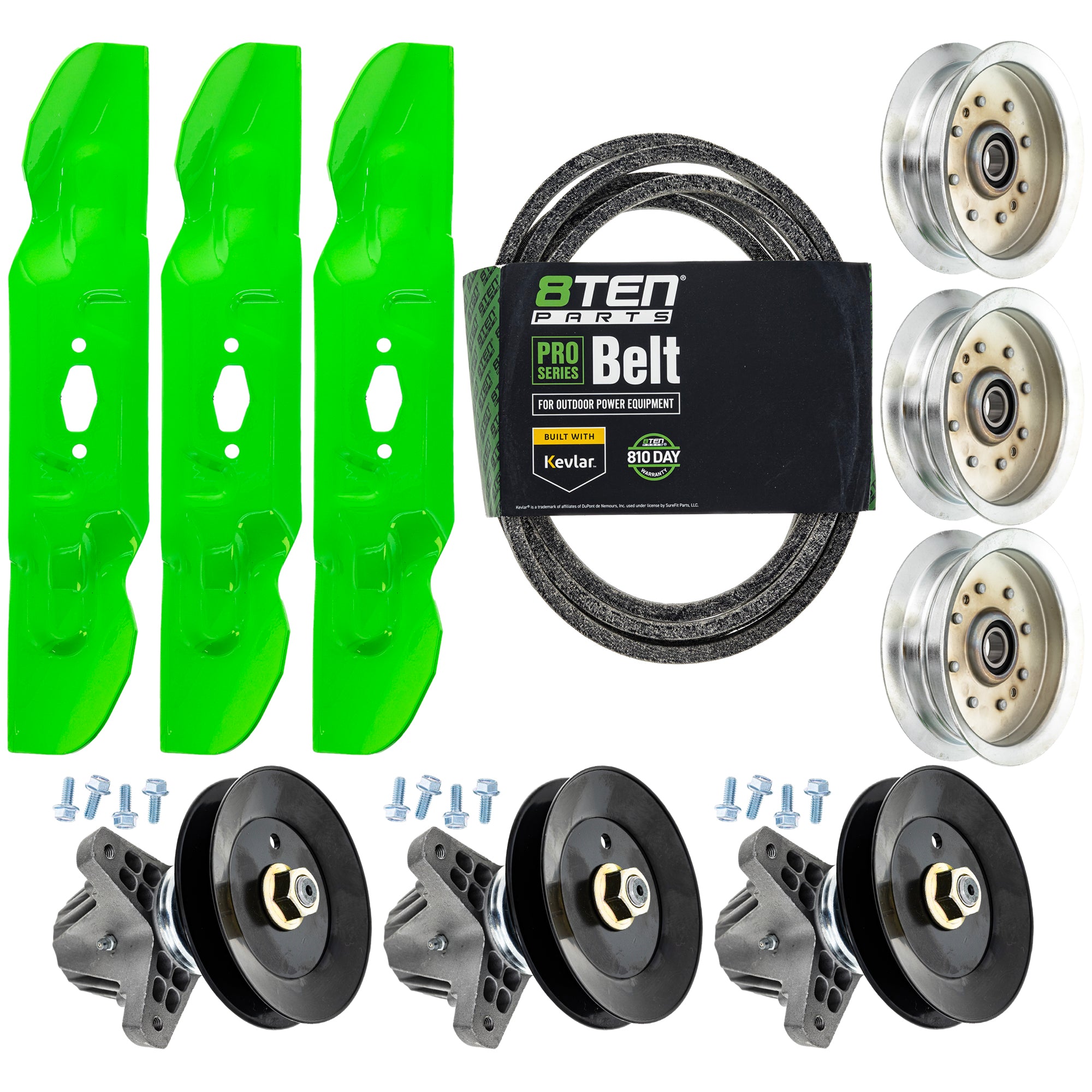 Blade Spindle Belt Idler Deck Kit for zOTHER MTD Cub Cadet Troy-Bilt Z5650 Z5600 Mustang 8TEN MK1012252