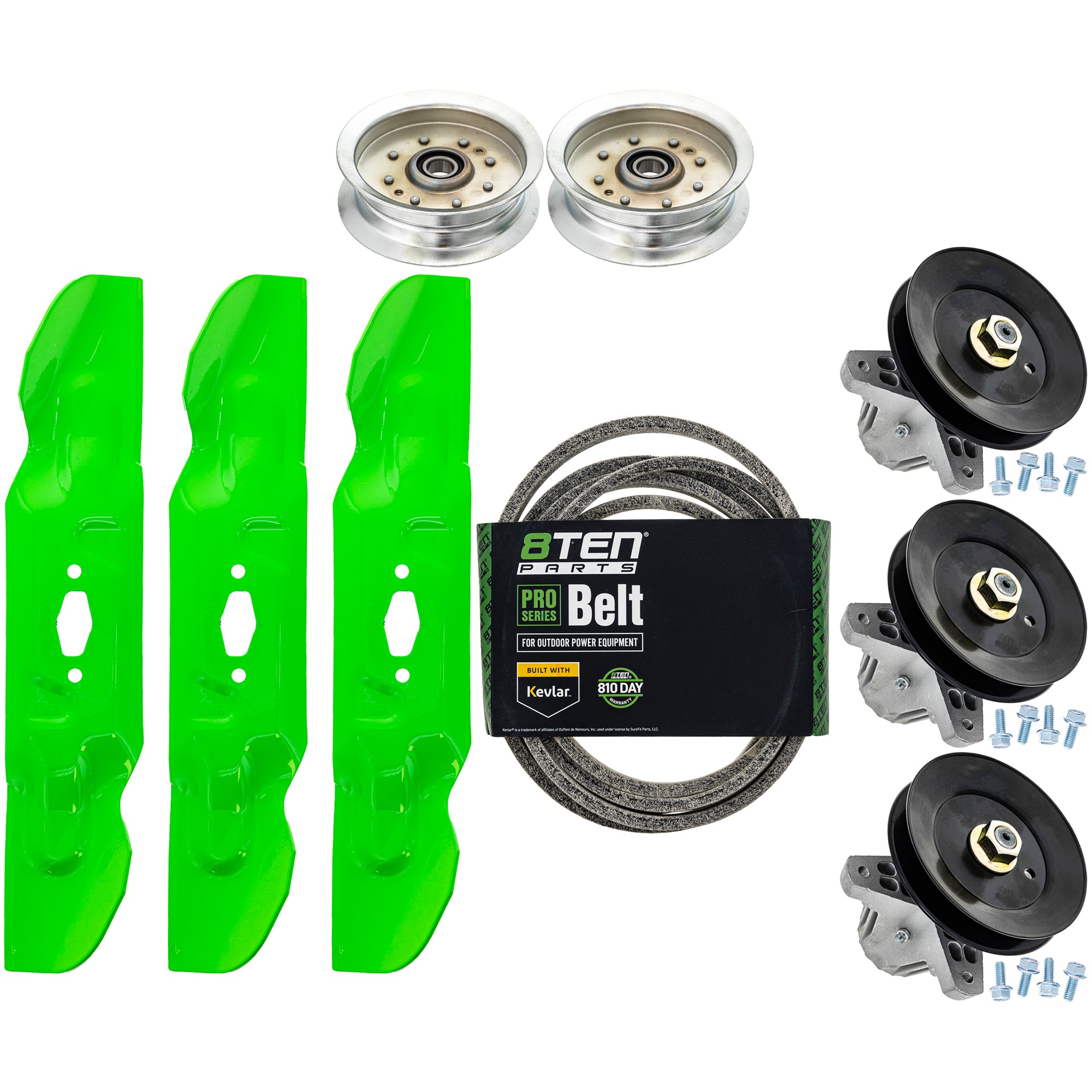 Blade Spindle Belt Idler Deck Kit for zOTHER Stens Oregon MTD Cub Cadet Troy-Bilt Super 8TEN MK1012253