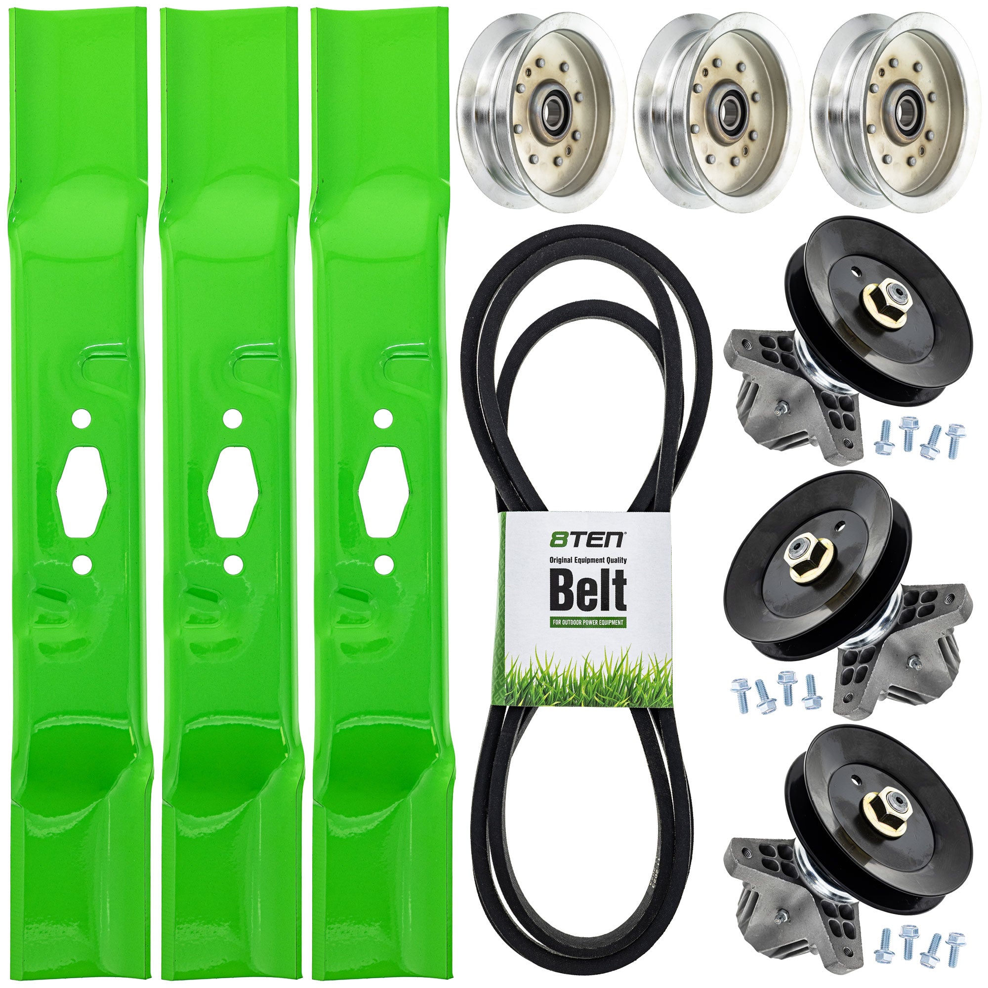 Blade Spindle Belt Idler Deck Kit for zOTHER MTD Cub Cadet Troy-Bilt Z5650 Z5600 Mustang 8TEN MK1012254