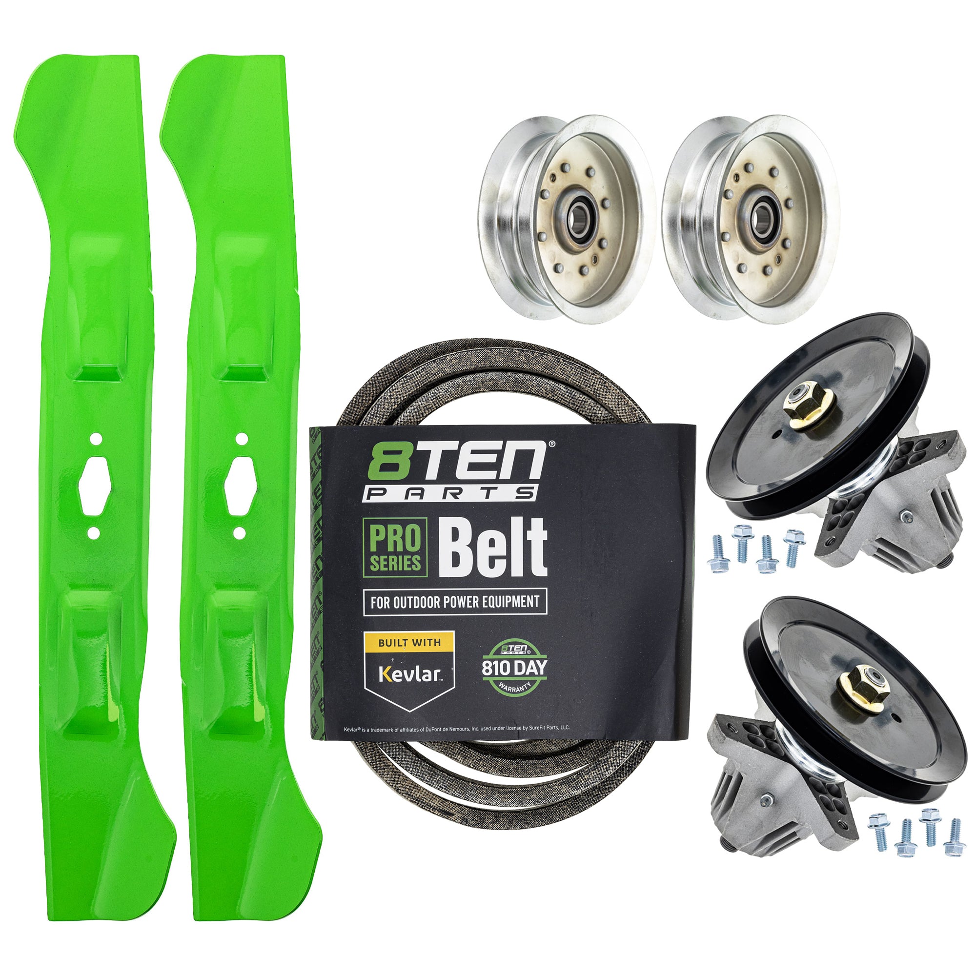 Blade Spindle Belt Idler Deck Kit for zOTHER MTD Cub Cadet Troy-Bilt T2400 Cadet 8TEN MK1012257