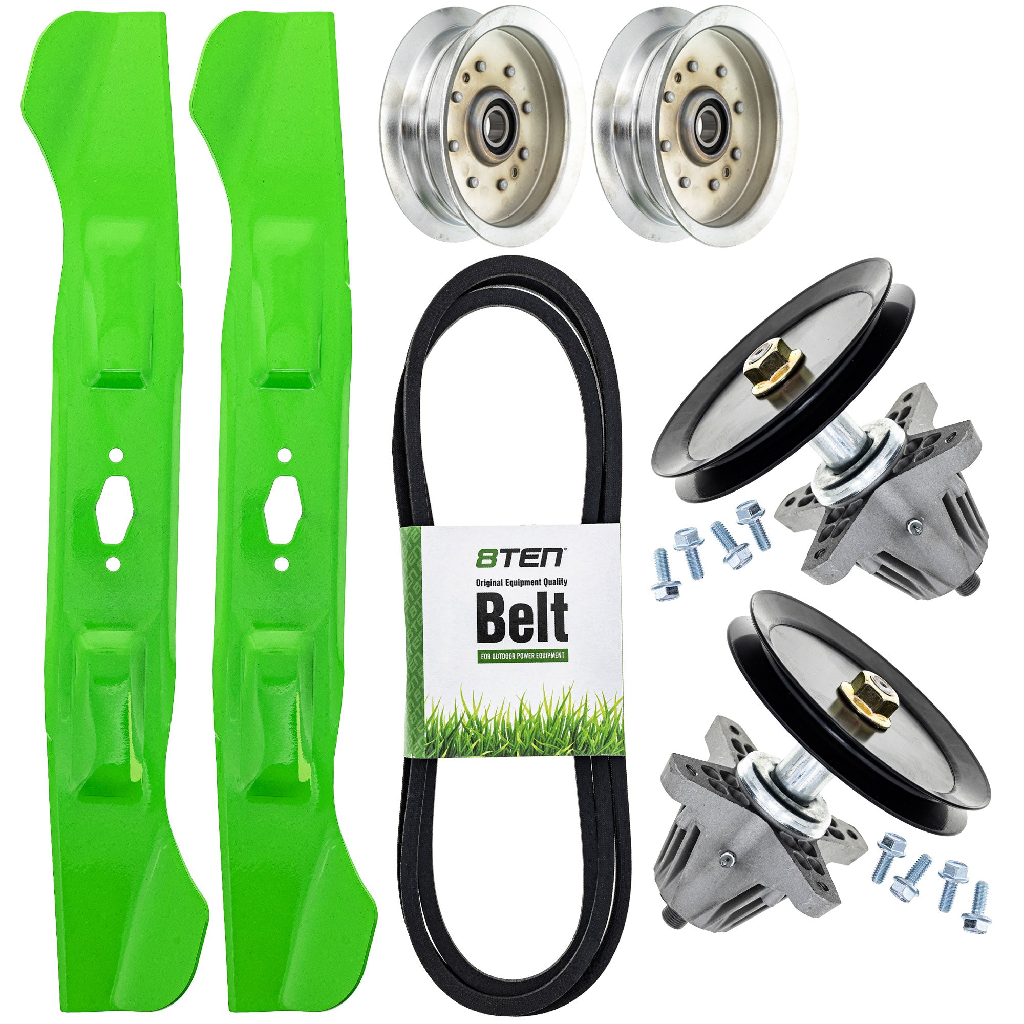 Blade Spindle Belt Idler Deck Kit for zOTHER MTD Cub Cadet Troy-Bilt Z5450 Z5400 Mustang 8TEN MK1012258