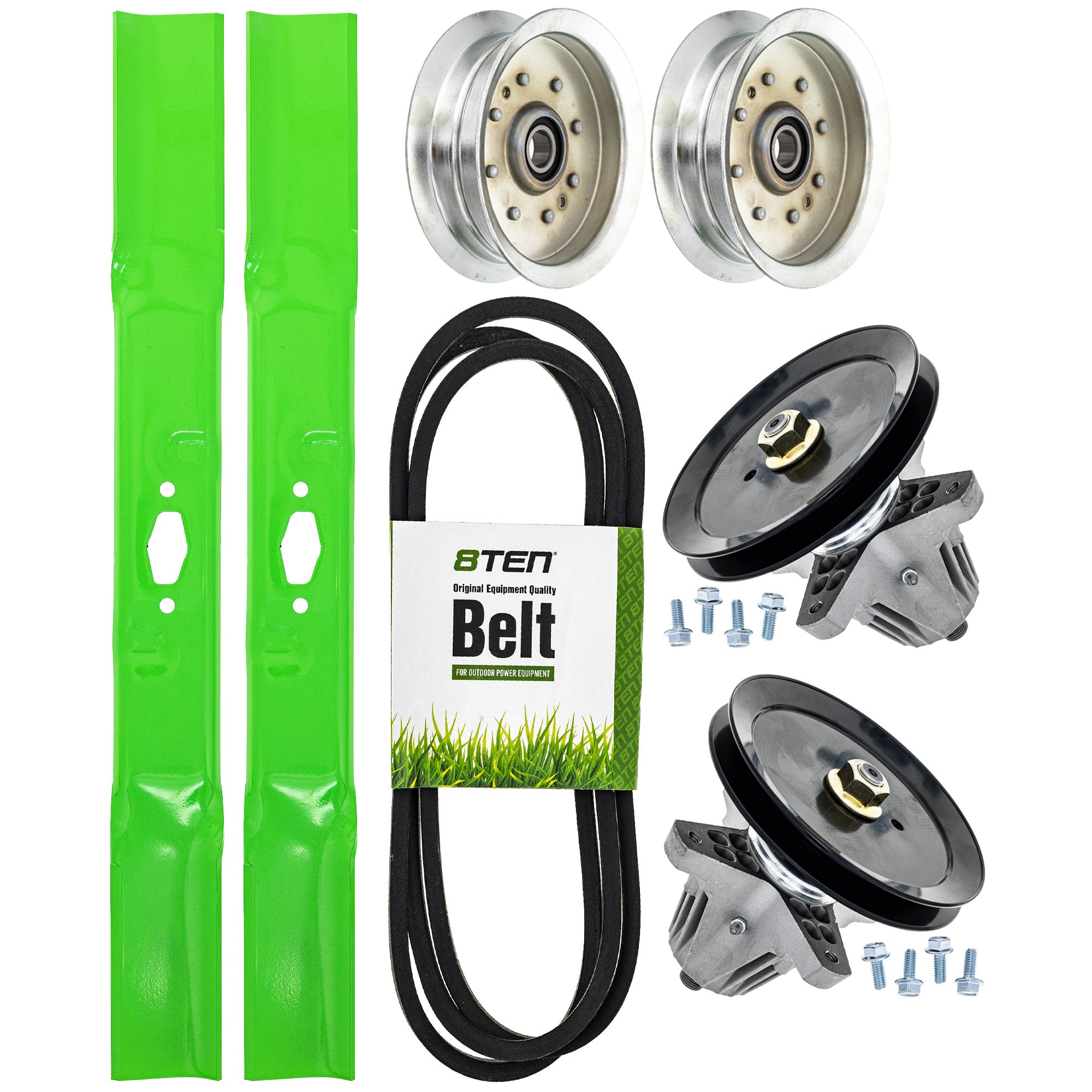 Blade Spindle Belt Idler Deck Kit for zOTHER MTD Cub Cadet Troy-Bilt Super Cadet 8TEN MK1012262