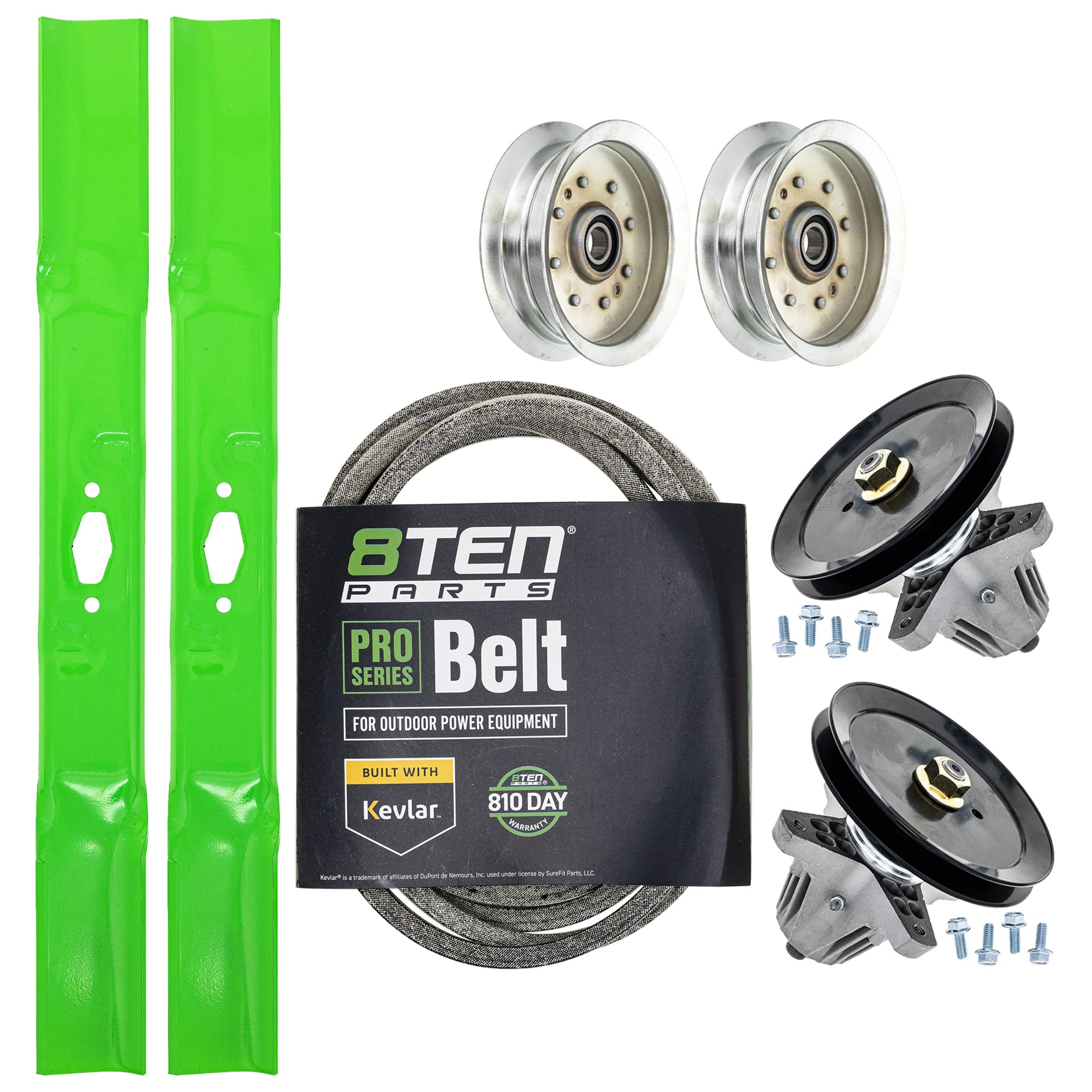 Blade Spindle Belt Idler Deck Kit for zOTHER MTD Cub Cadet Troy-Bilt Super Cadet 8TEN MK1012262