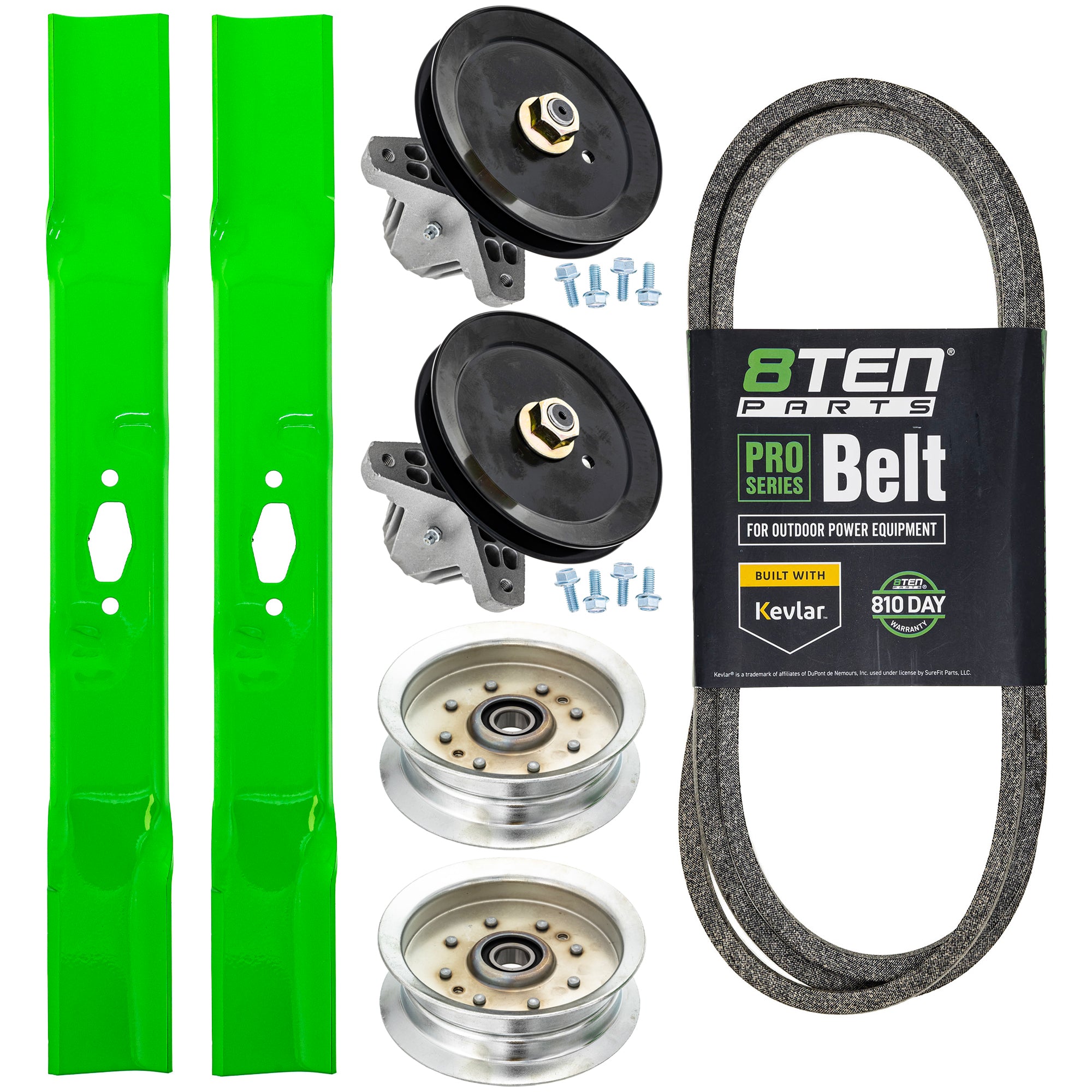 Blade Spindle Belt Idler Deck Kit for zOTHER Stens MTD Cub Cadet Troy-Bilt Cadet 8TEN MK1012267