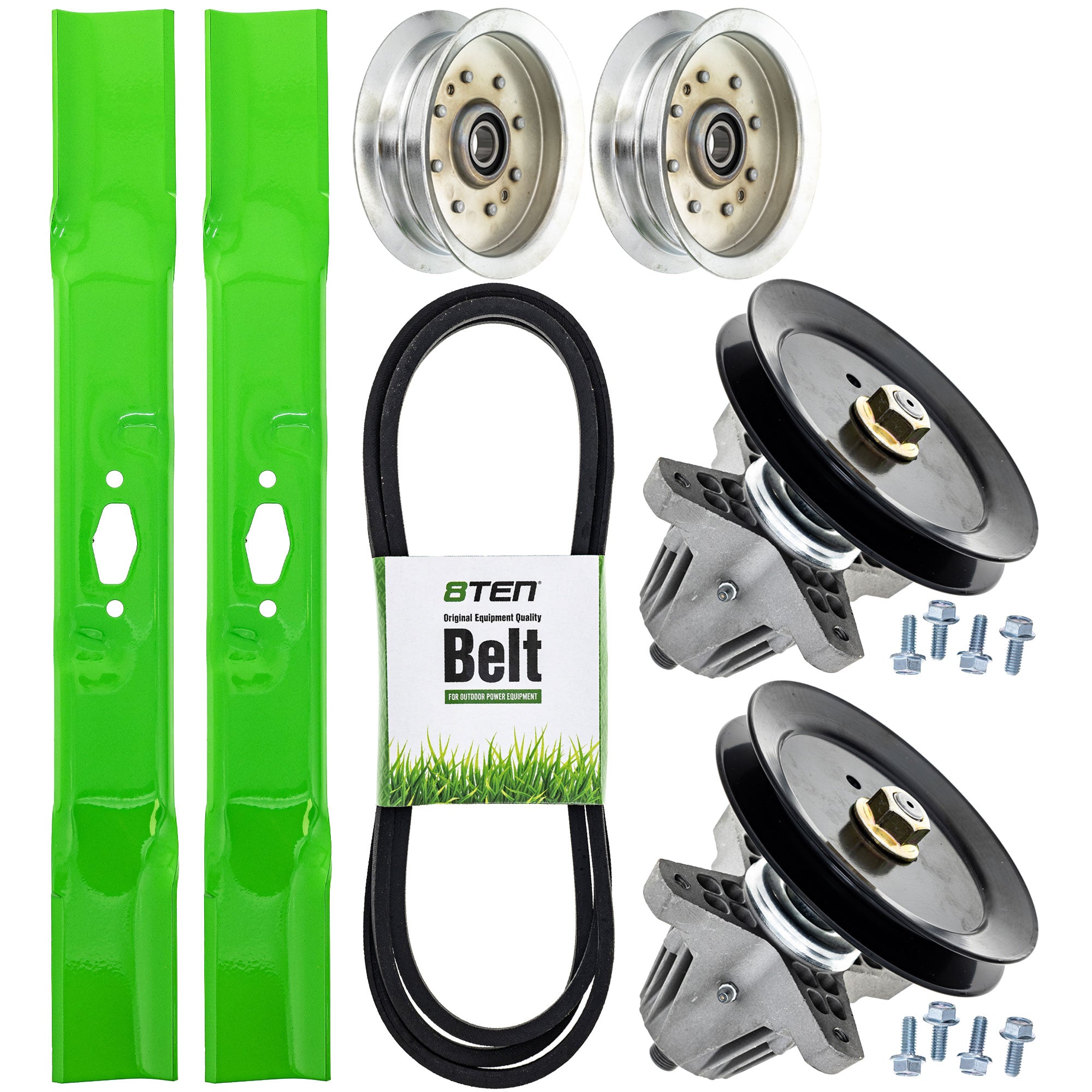 Blade Spindle Belt Idler Deck Kit for zOTHER MTD Cub Cadet Troy-Bilt Z5200 Mustang 8TEN MK1012268