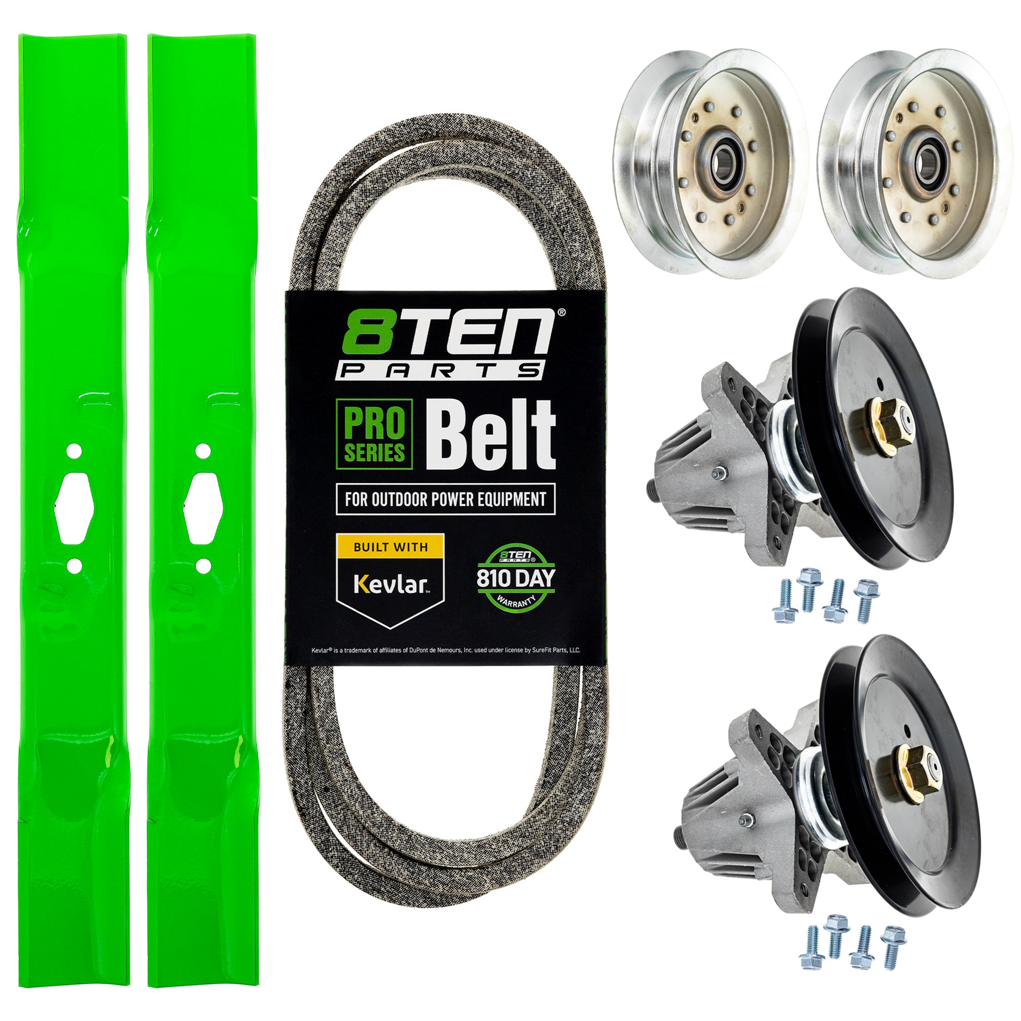 Blade Spindle Belt Idler Deck Kit for zOTHER MTD Cub Cadet Troy-Bilt Z5200 Machines Cadet 8TEN MK1012268