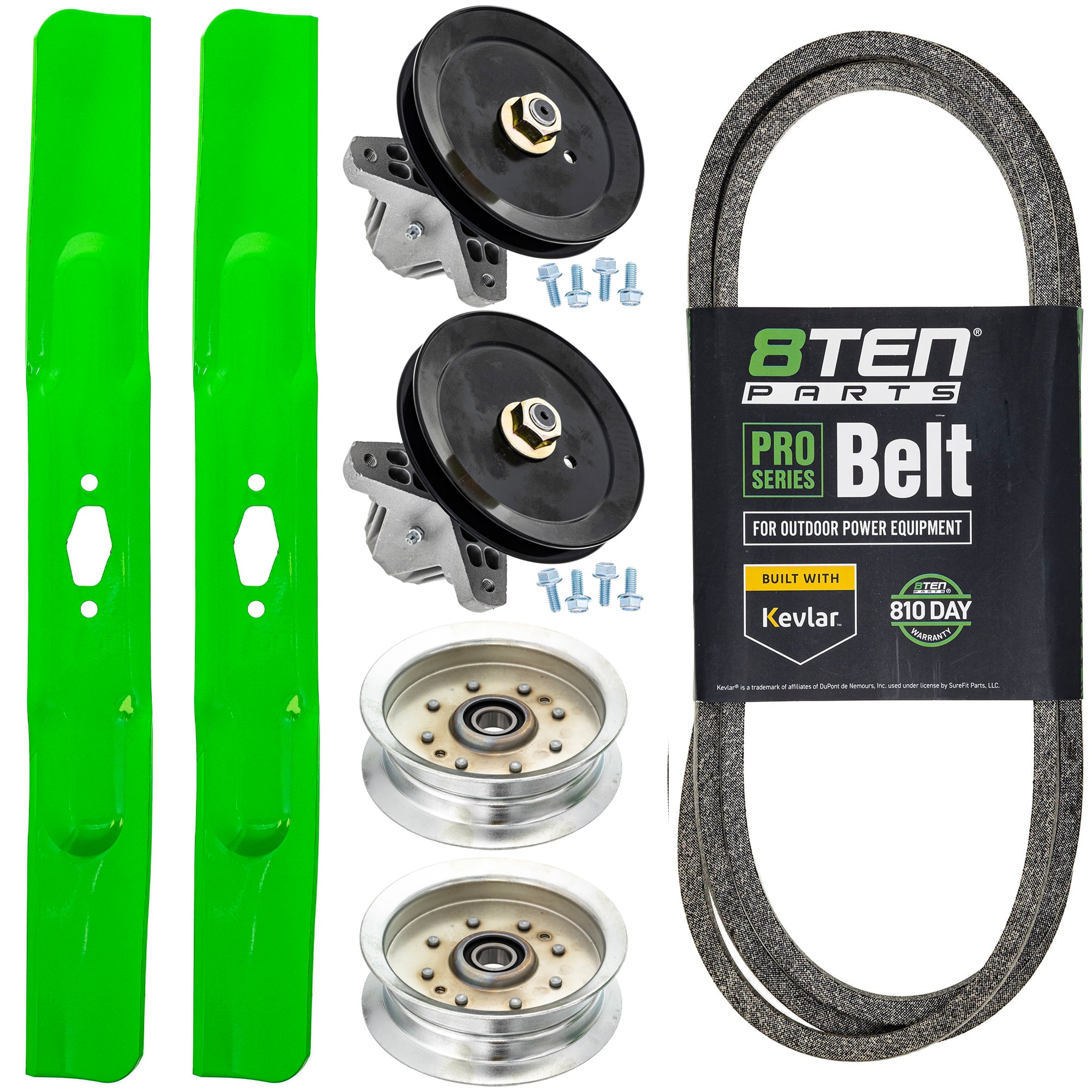 Blade Spindle Belt Idler Deck Kit For MTD Cub Cadet | 8TEN