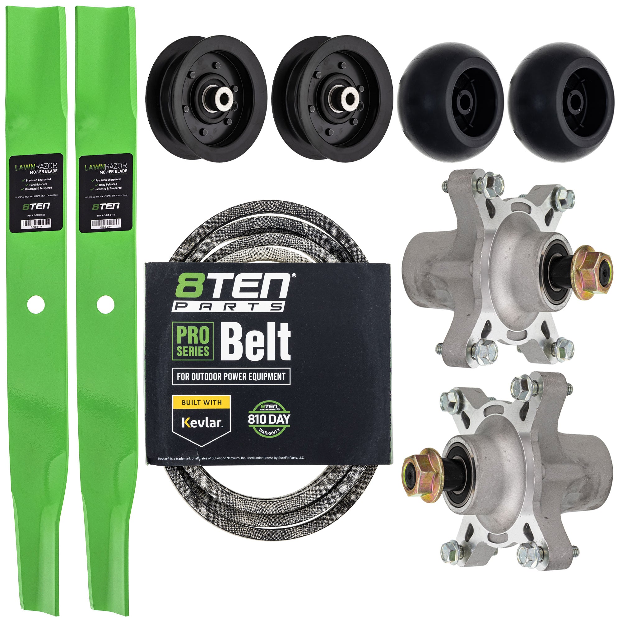 Blade Spindle Belt Idler Deck Wheel Kit for TimeCutter Quest 8TEN MK1013518