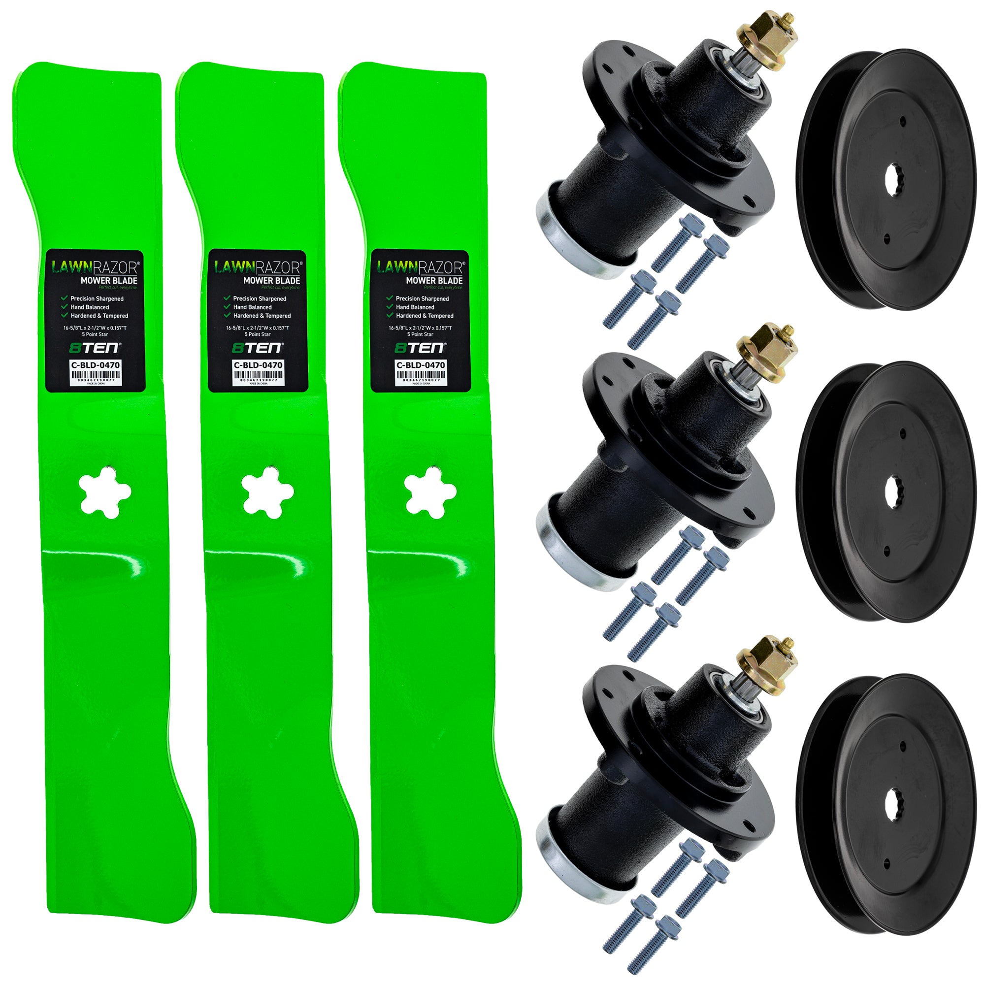 バスティオン デッキパーツ Deck Rebuild Kit For RedMax Husqvarna MK1013663 | 8TEN