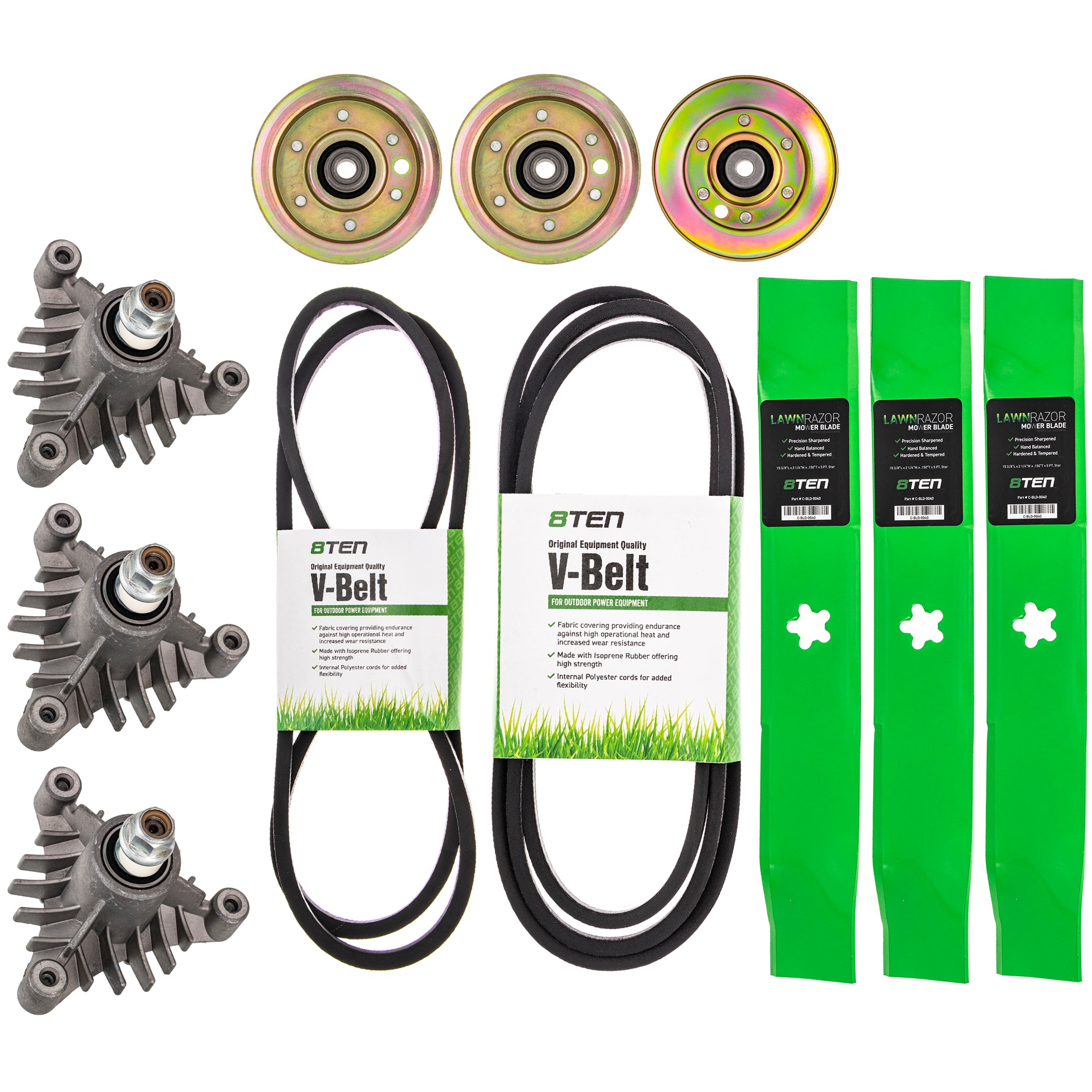 Blade Spindle Rebuild Kit for YTHK180 YTH2046 YTH180 YTH1746 8TEN MK1002131