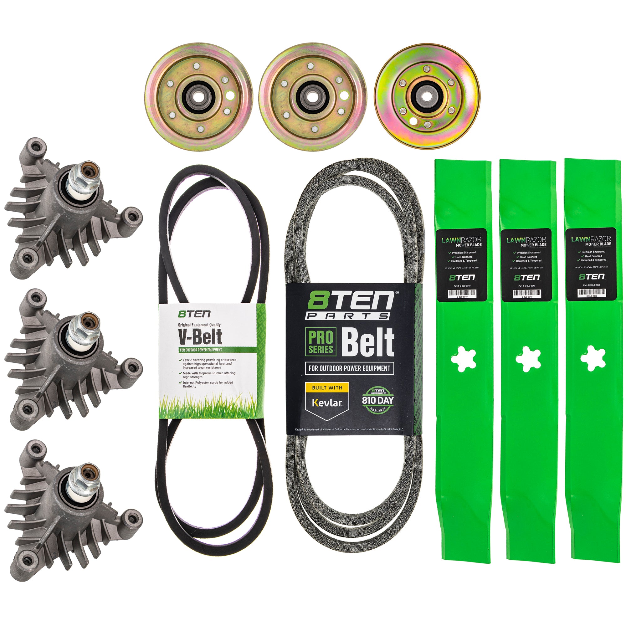 Blade Spindle Rebuild Kit for YTHK180 YTH2046 YTH180 YTH1746 8TEN MK1002131