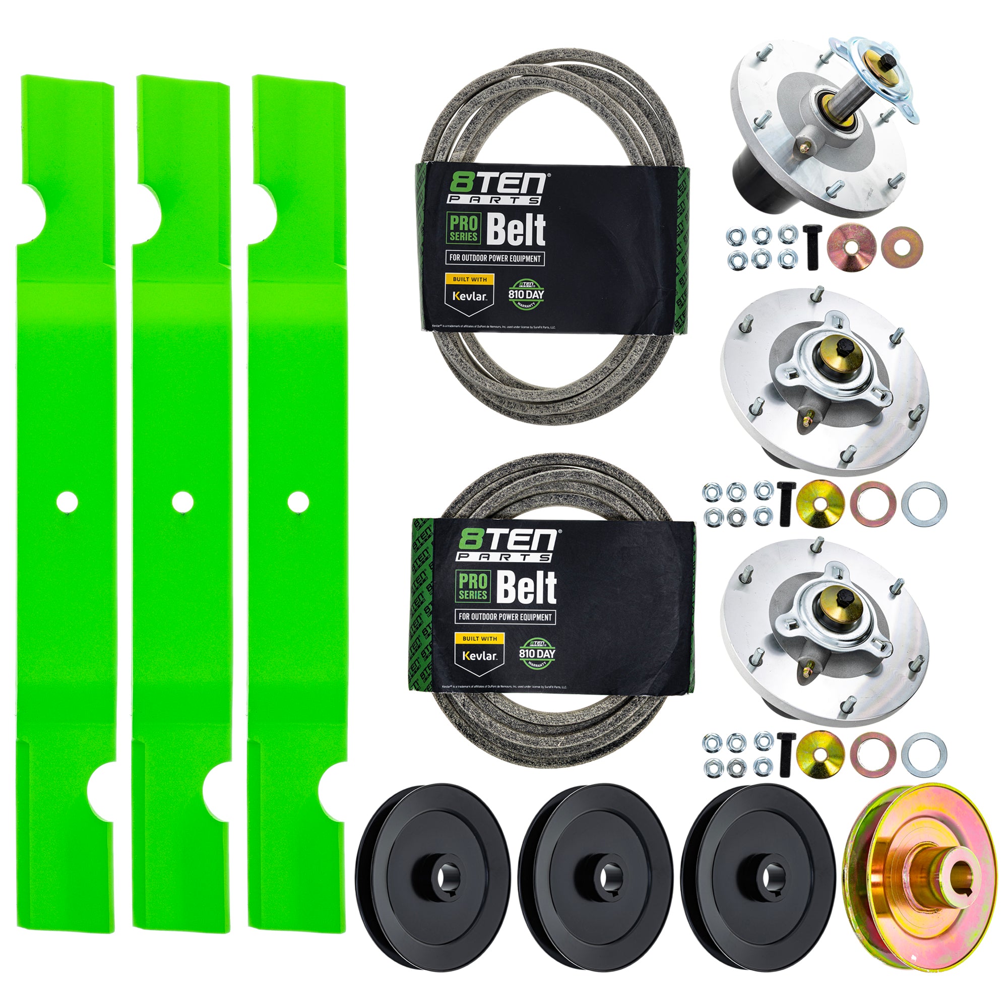 Spindle Blade Belt Kit for Mid-Mount 8TEN MK1015087