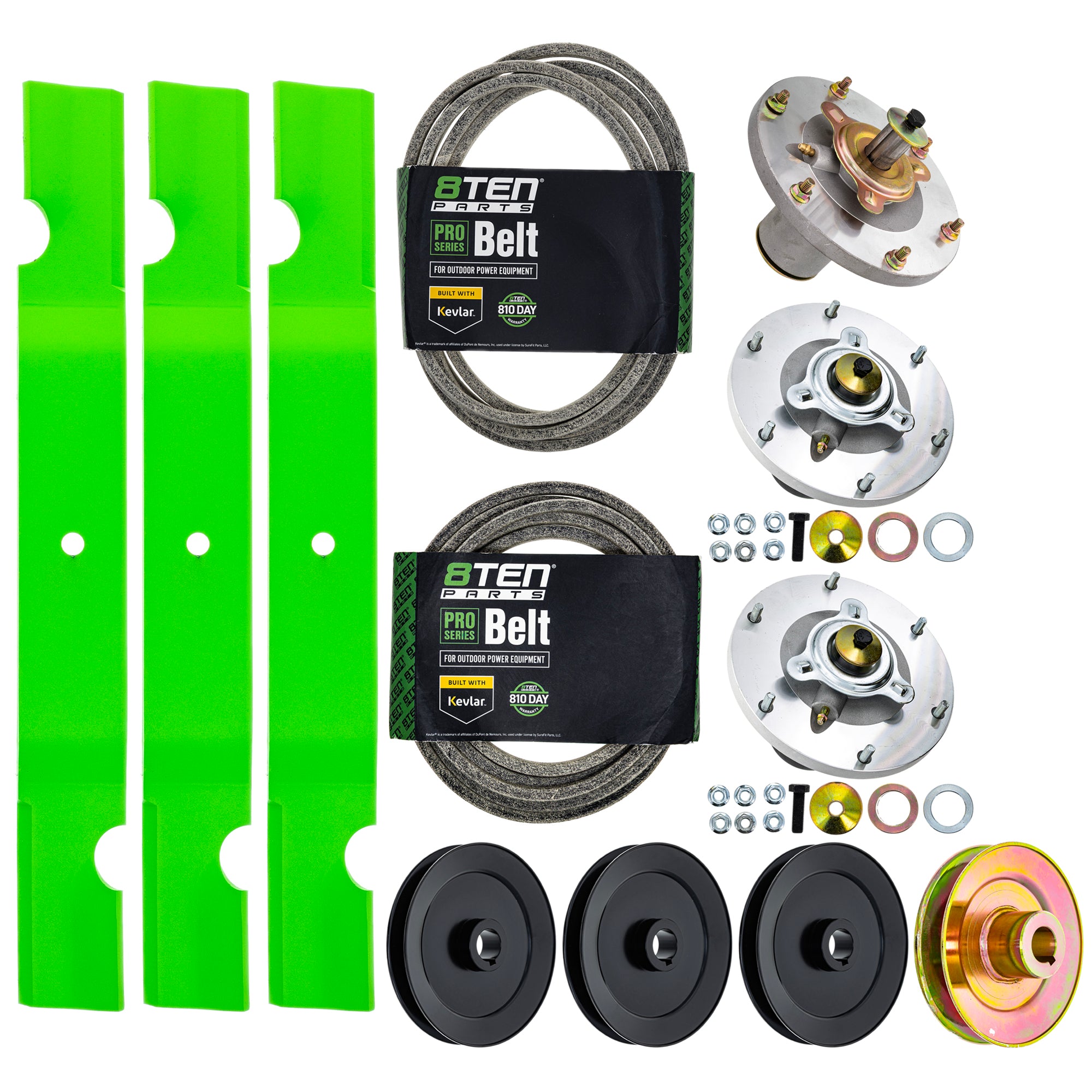 Spindle Blade Belt Kit for Mid-Mount 8TEN MK1015093