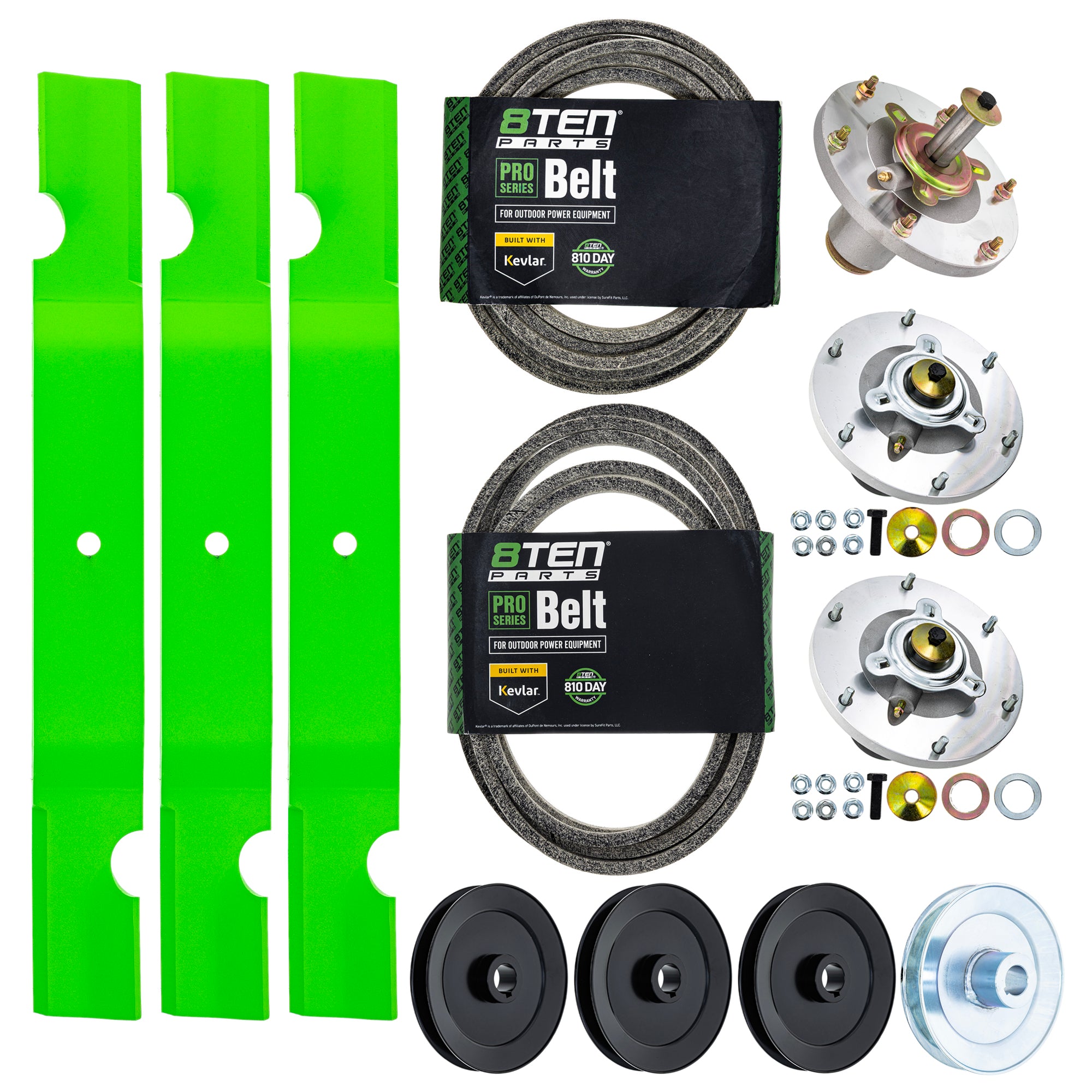 Spindle Blade Belt Kit for Mid-Mount 8TEN MK1015126