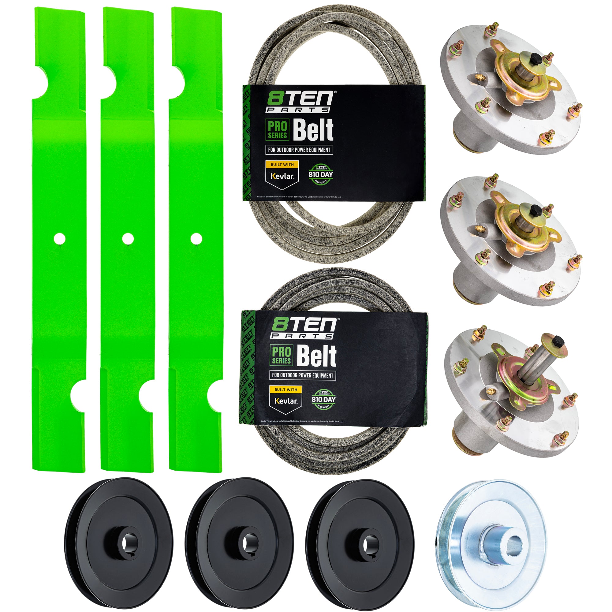 Spindle Blade Belt Kit for Mid-Mount 8TEN MK1015213