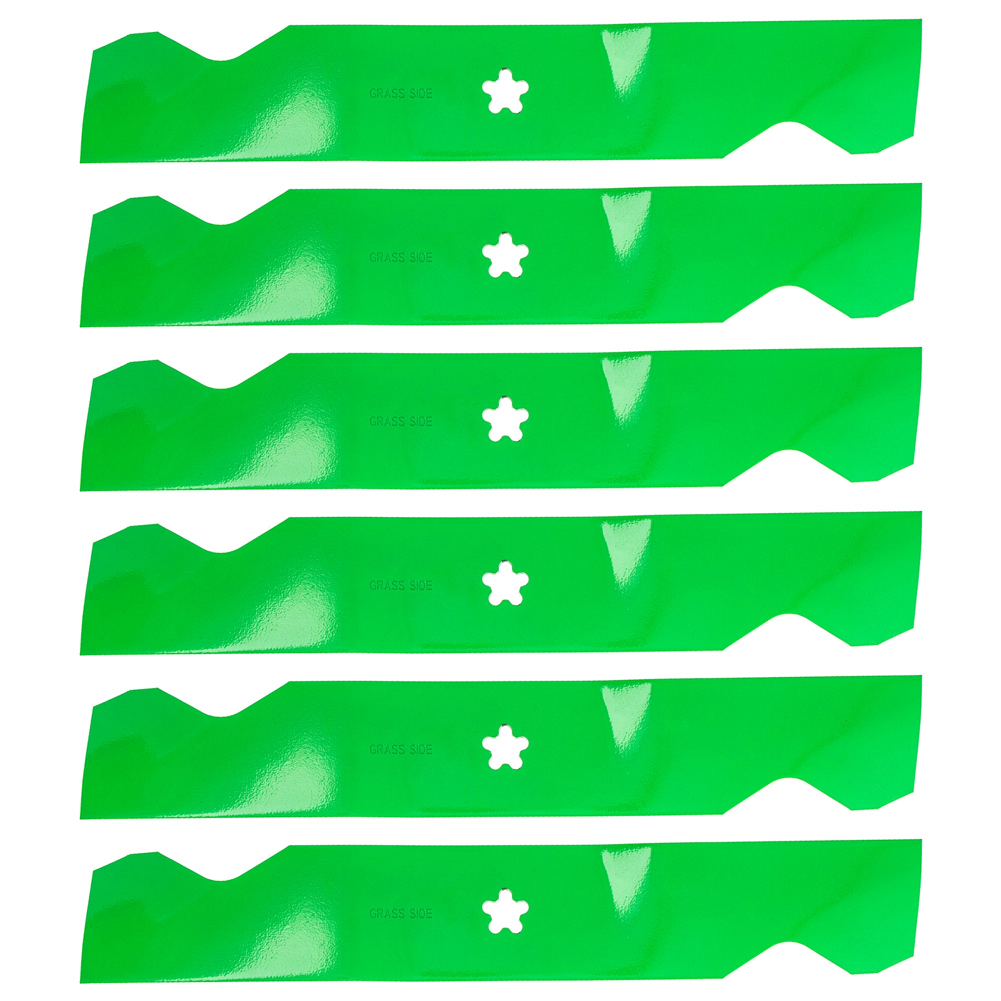 8TEN 810-CBL2227D Blade 6-Pack for Stens Oregon MTD Cub Cadet