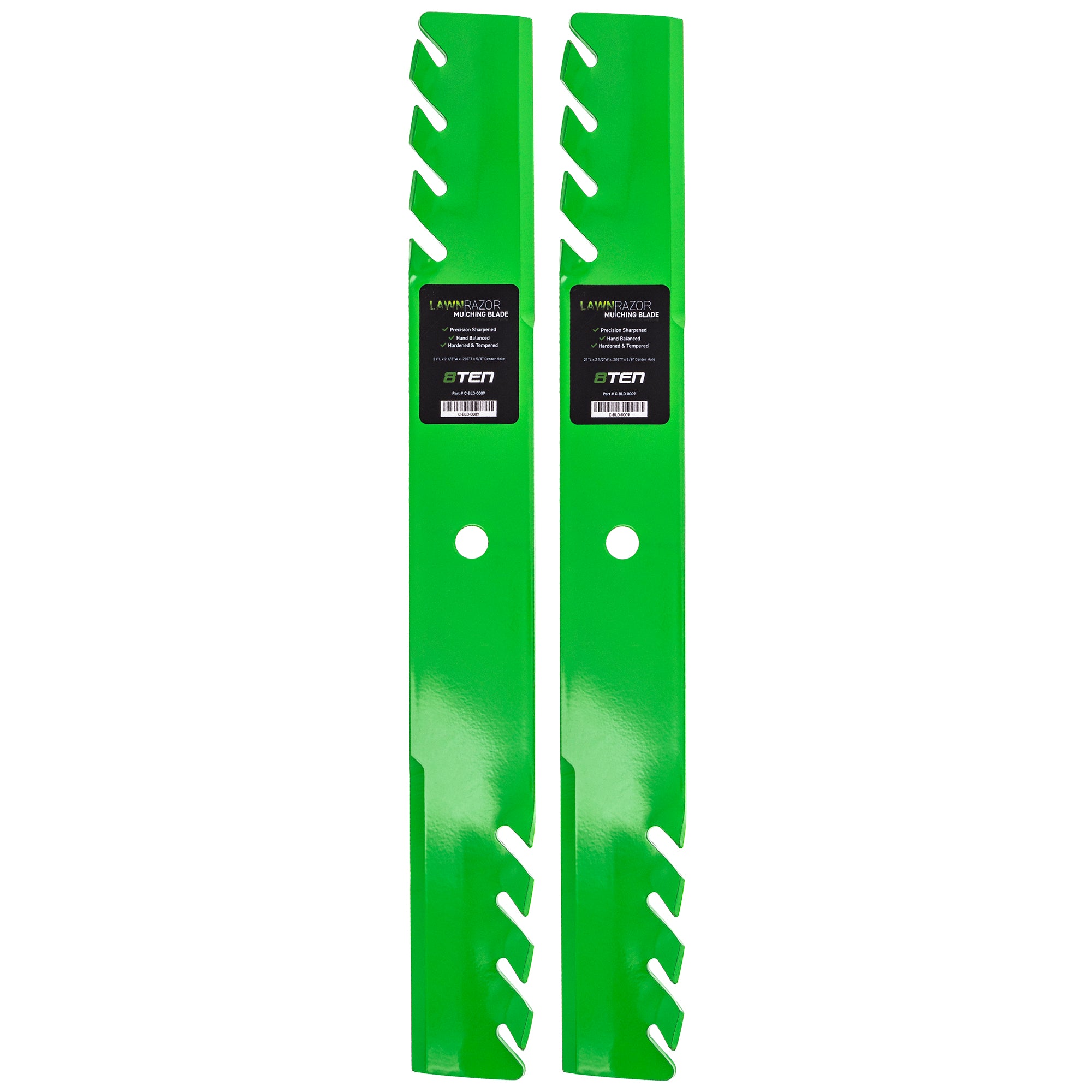 LawnRAZOR LawnRAZOR Toothed Blade 2-Pack for Wright Stander Walbro Toro Exmark Stens 8TEN 810-CBL2221D