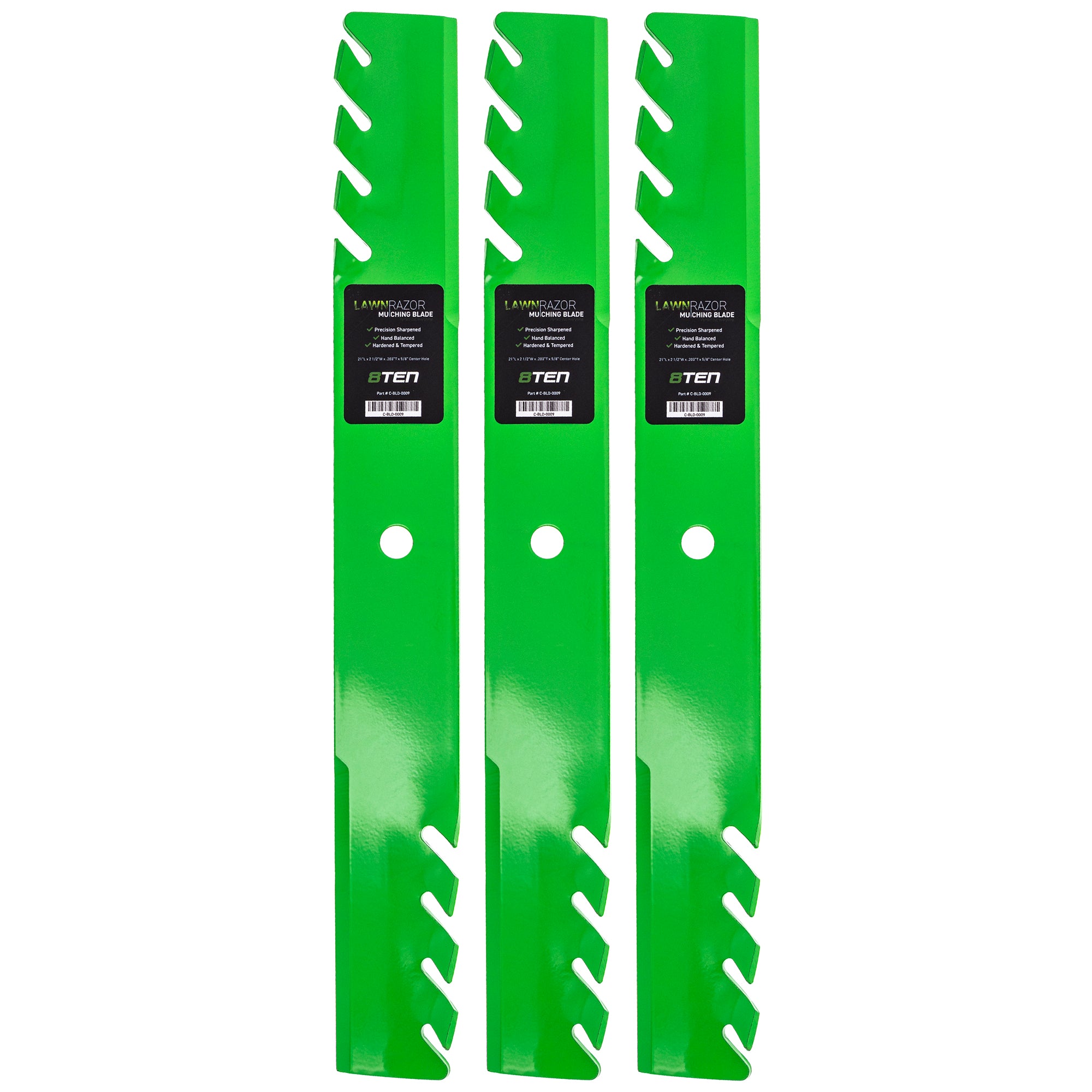 LawnRAZOR LawnRAZOR Toothed Blade 3-Pack for Wright Stander Walbro Toro Exmark Stens 8TEN 810-CBL2221D