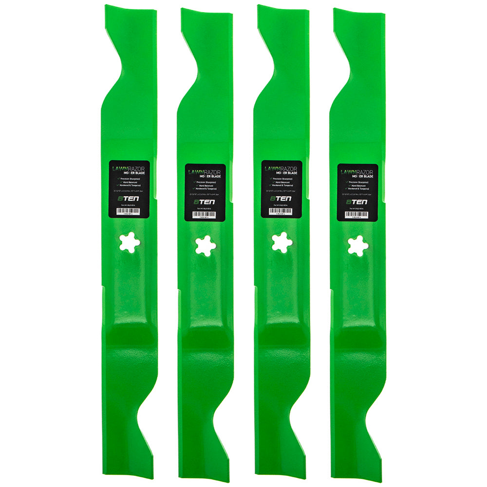 LawnRAZOR LawnRAZOR Notched High Lift Blade 4-Pack for Oregon MTD Cub Cadet Troy-Bilt 8TEN 810-CBL2236D