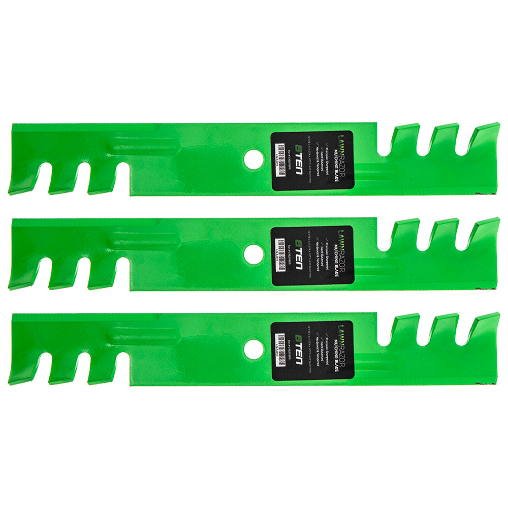 8TEN 810-CBL2237D LawnRAZOR Mulching Blade 3-Pack for Wright Stander