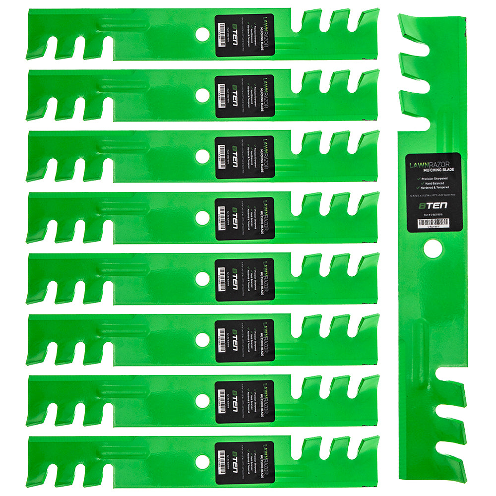 8TEN 810-CBL2237D LawnRAZOR Blade 9-Pack for Wright Stander Walbro