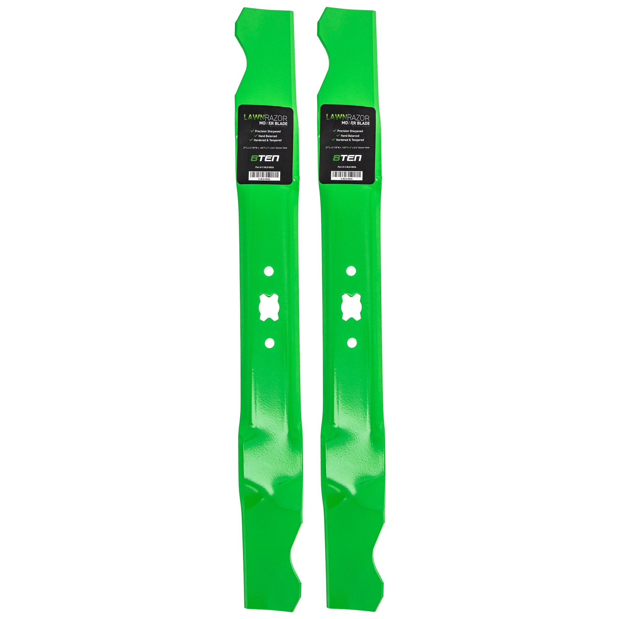 LawnRAZOR LawnRAZOR Mulching Blade 2-Pack for zOTHER Stens Oregon MTD Cub Cadet Troy-Bilt 8TEN 810-CBL2248D