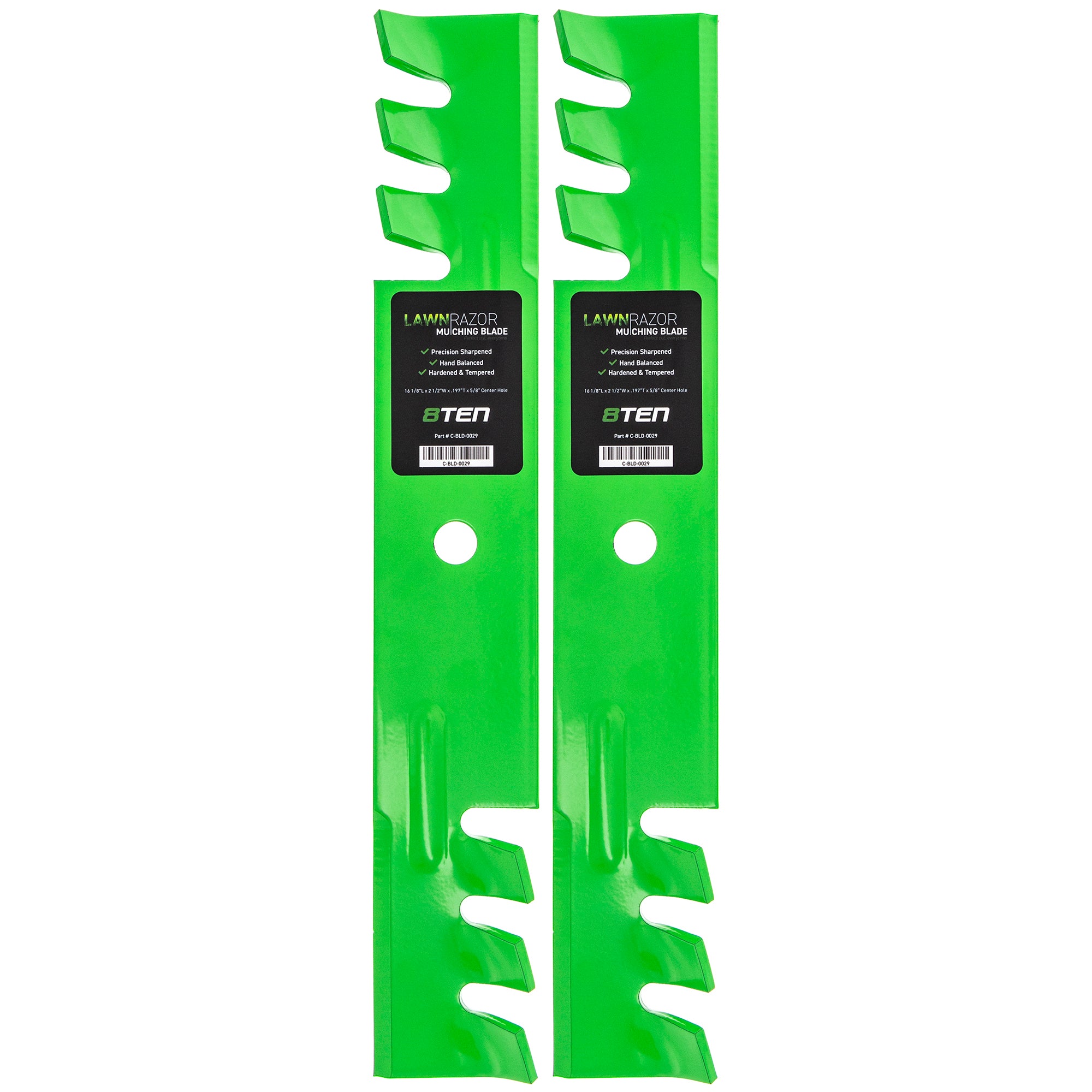 LawnRAZOR LawnRAZOR Toothed Blade 2-Pack for zOTHER Toro Exmark Stens STEINER Snapper 8TEN 810-CBL2241D