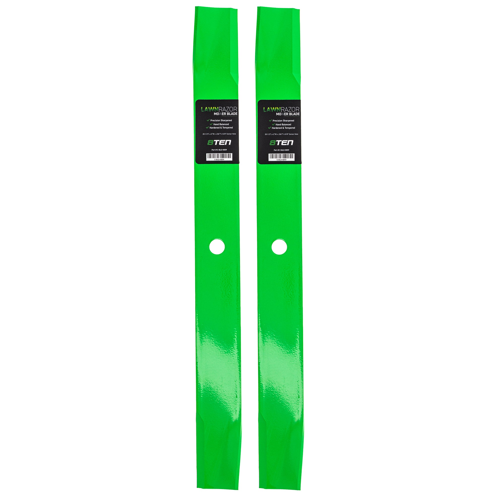 LawnRAZOR LawnRAZOR High Lift Blade 2-Pack for zOTHER Stens Oregon MTD Cub Cadet Troy-Bilt 8TEN 810-CBL2271D