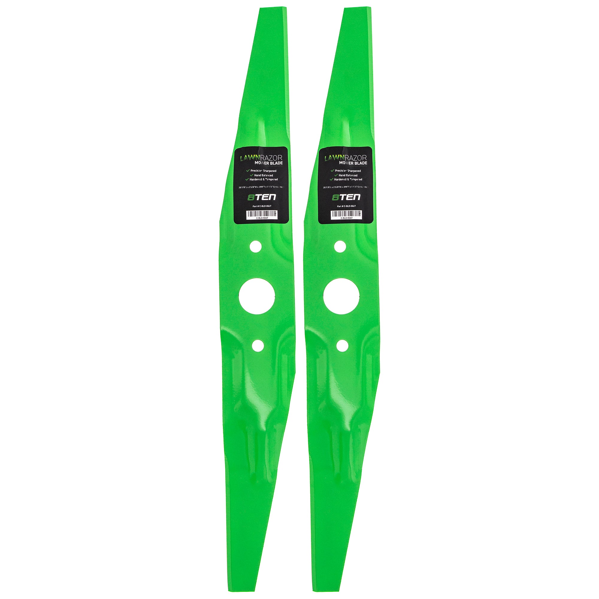 LawnRAZOR LawnRAZOR Mulching Blade 2-Pack for Stens Oregon MTD Cub Cadet Troy-Bilt HONDA 8TEN 810-CBL2289D