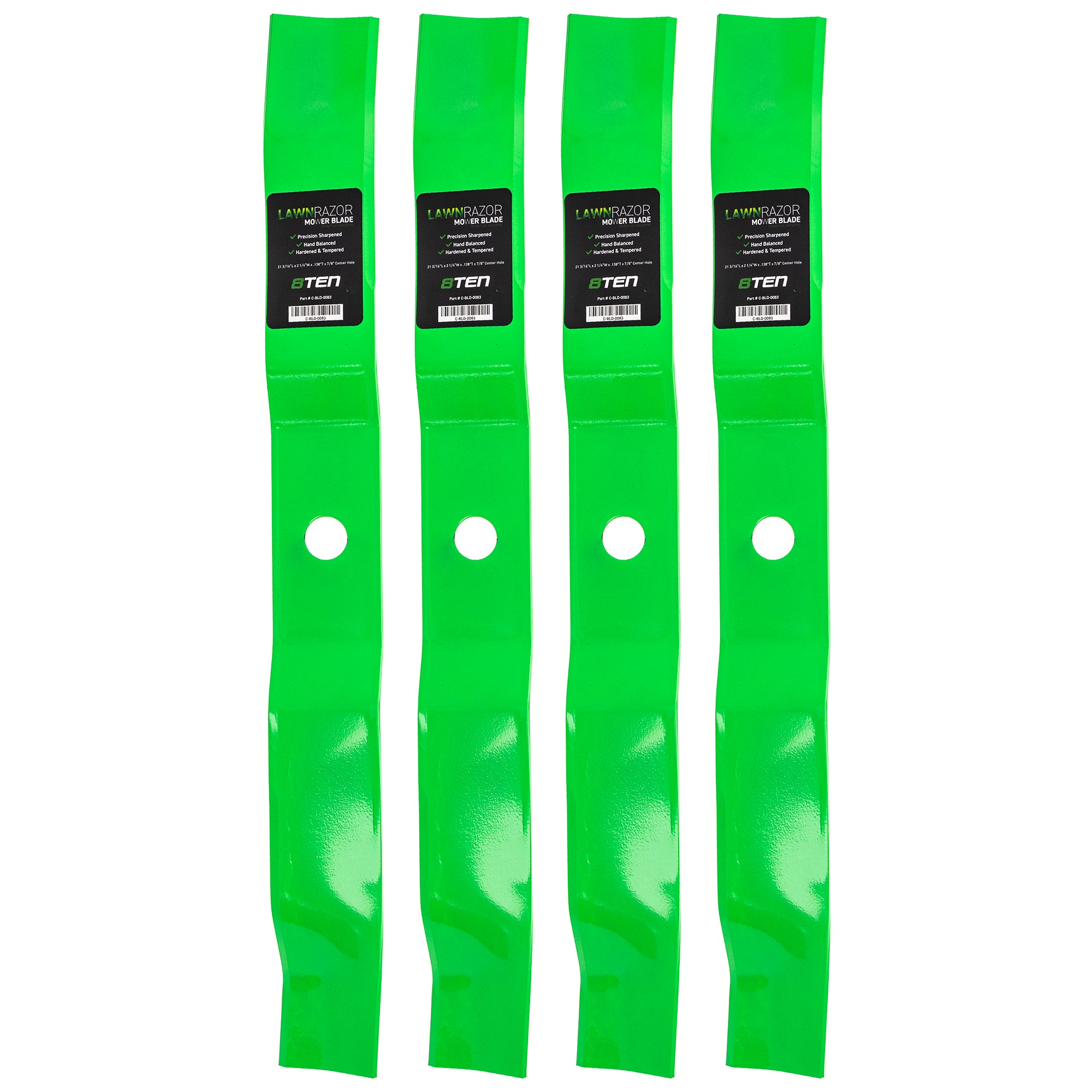 LawnRAZOR LawnRAZOR Mulching Blade 4-Pack for zOTHER Oregon MURRAY Murray MTD Cub Cadet 8TEN 810-CBL2205D