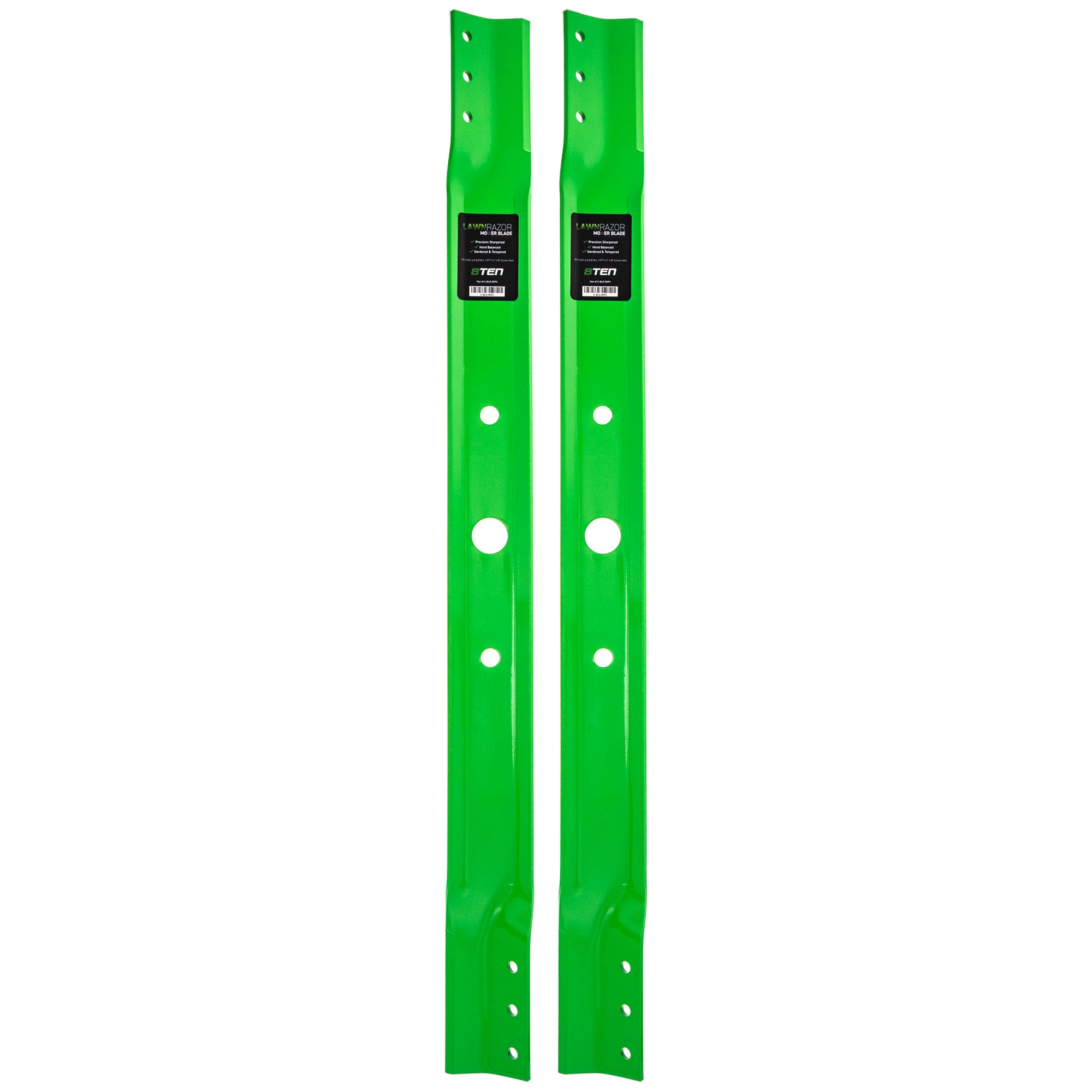 LawnRAZOR LawnRAZOR High Lift Blade 2-Pack for zOTHER Walbro Tecumseh Stens Snapper Oregon 8TEN 810-CBL2215D