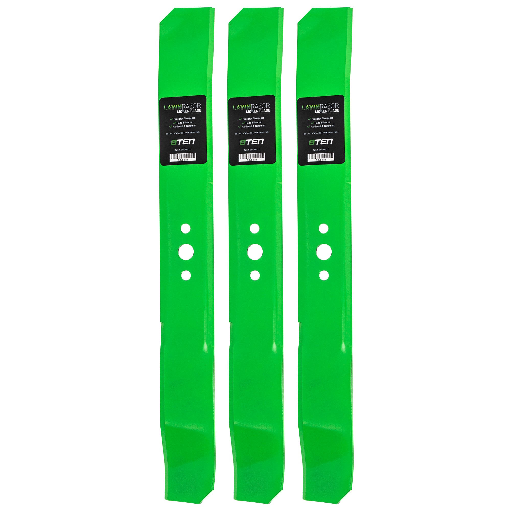 LawnRAZOR LawnRAZOR Mulching Blade 3-Pack for zOTHER Tecumseh Oregon MTD Cub Cadet 8TEN 810-CBL2334D