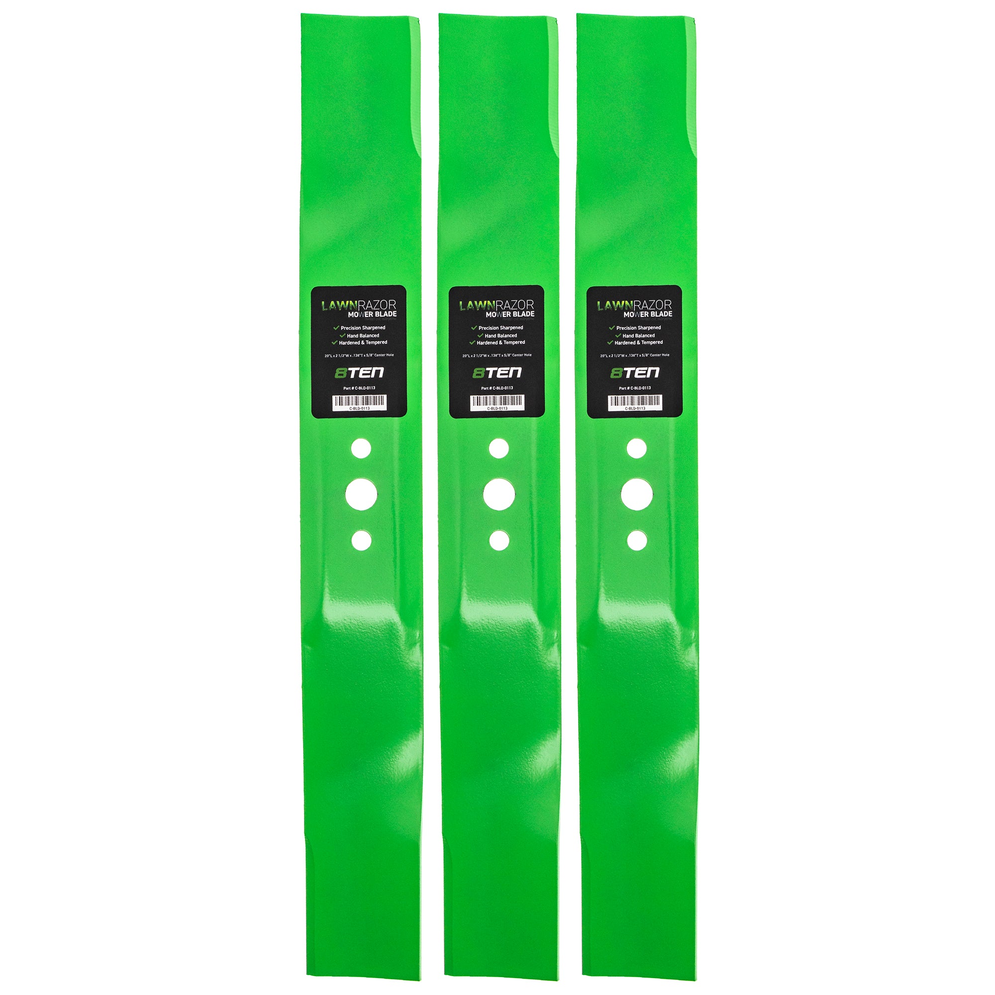 LawnRAZOR LawnRAZOR Low Lift Blade 3-Pack for zOTHER Tecumseh Oregon MTD Cub Cadet 8TEN 810-CBL2335D