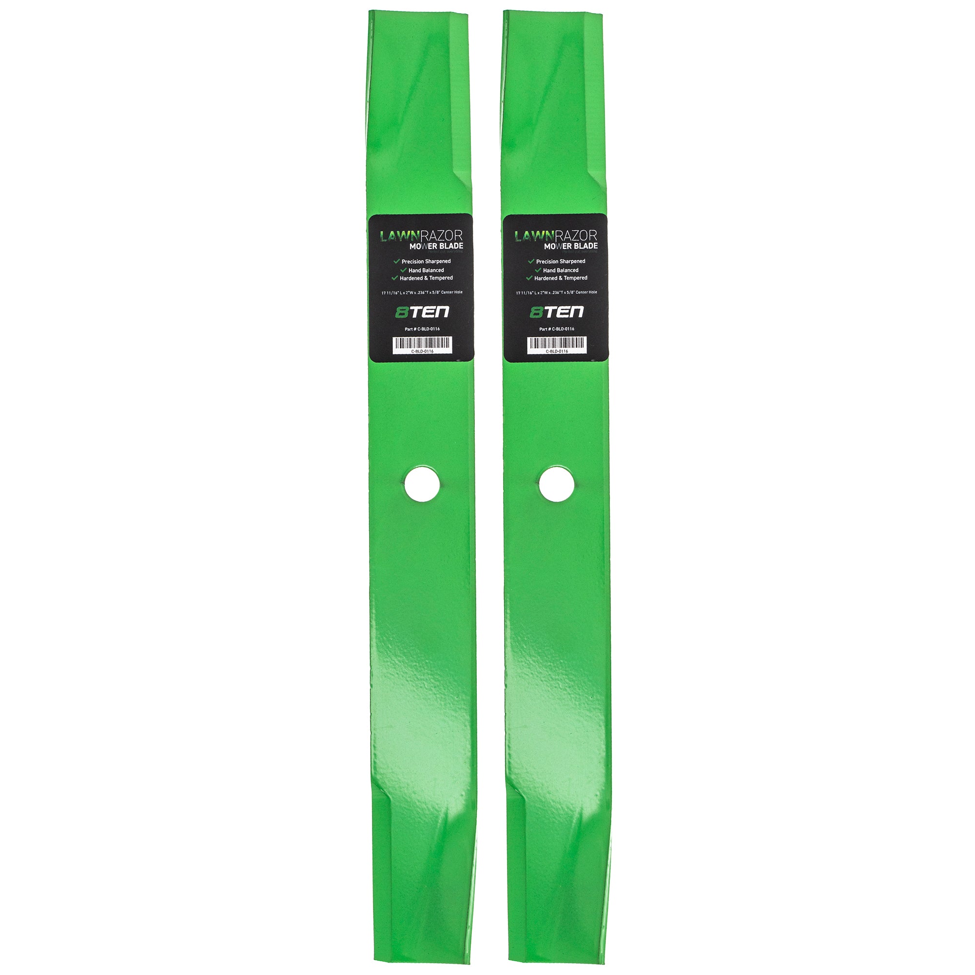 LawnRAZOR LawnRAZOR High Lift Blade 2-Pack for zOTHER Toro Exmark Stens Oregon Lesco 8TEN 810-CBL2338D