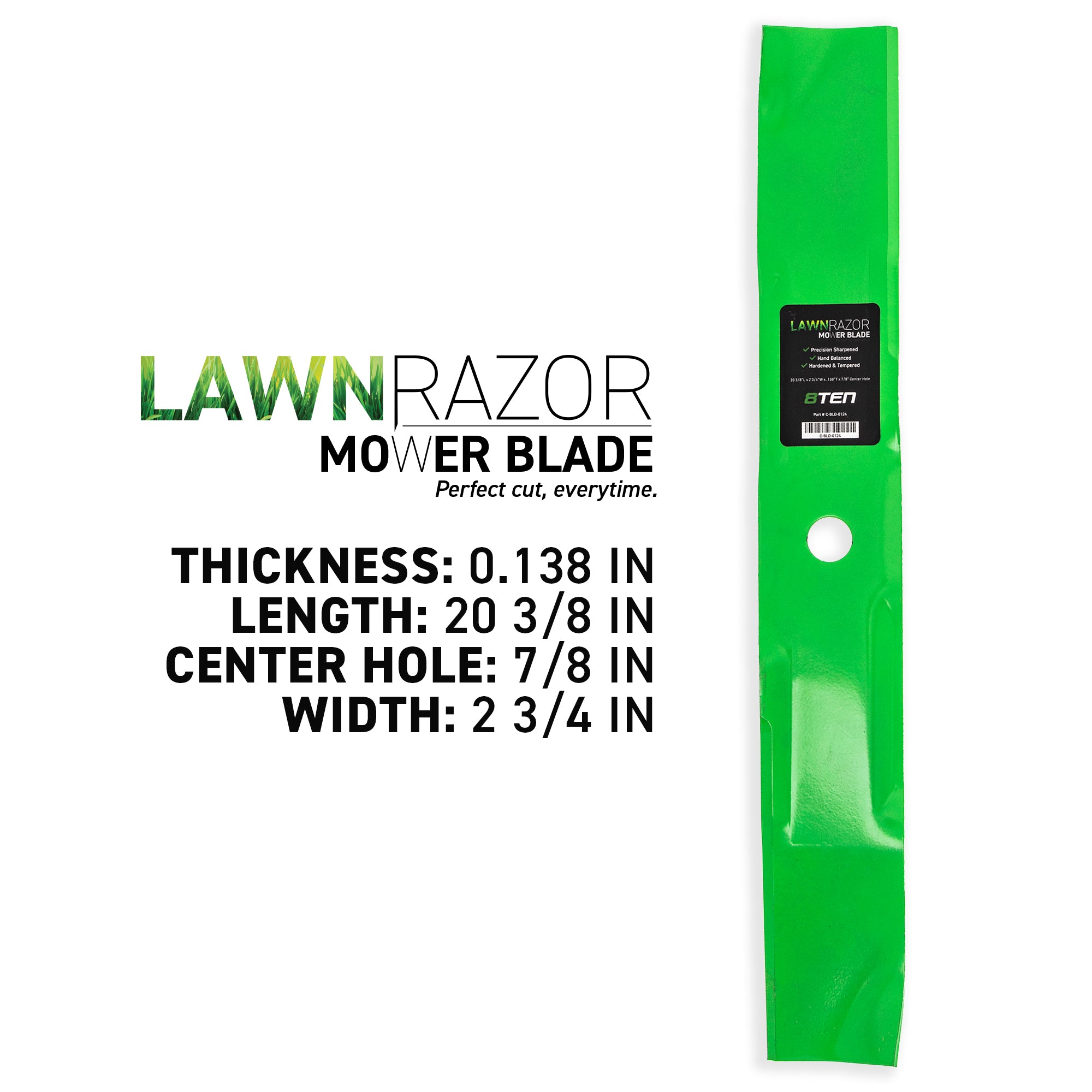 8TEN LawnRAZOR Mulching Blade 2-Pack 56251E701