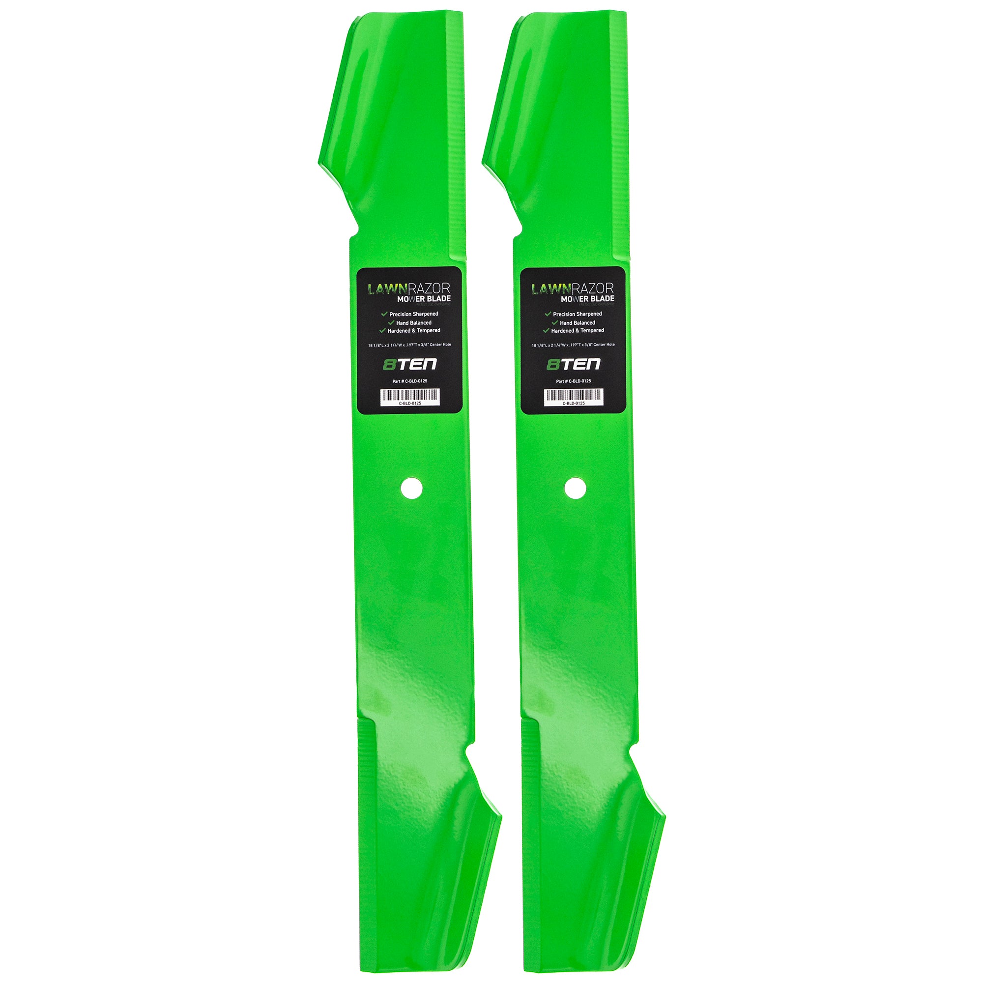 LawnRAZOR LawnRAZOR High Lift Blade 2-Pack for zOTHER Stens Oregon MTD Cub Cadet Troy-Bilt 8TEN 810-CBL2347D