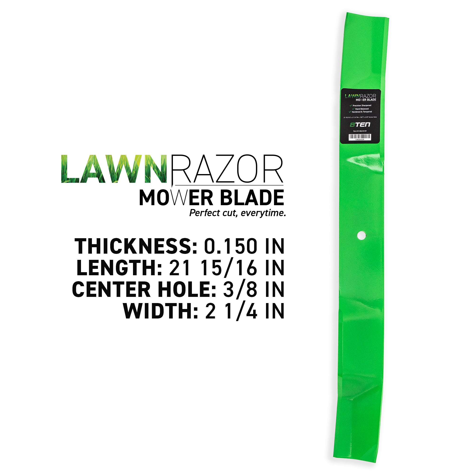 8TEN 810-CBL2341D LawnRAZOR Mulching Blade for zOTHER Stens Scag
