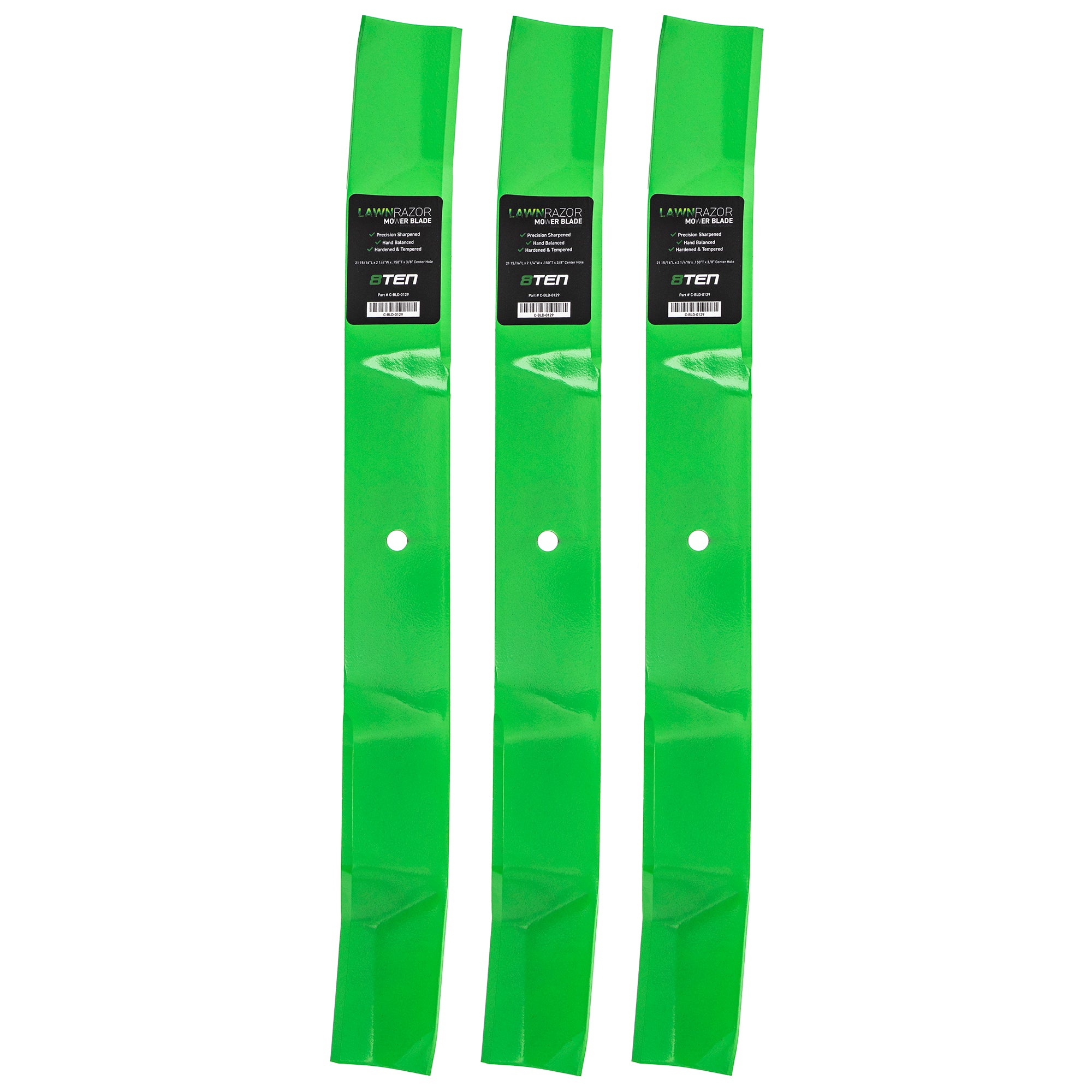 LawnRAZOR LawnRAZOR Mulching Blade 3-Pack for zOTHER Stens Scag Oregon MURRAY Murray MTD 8TEN 810-CBL2341D