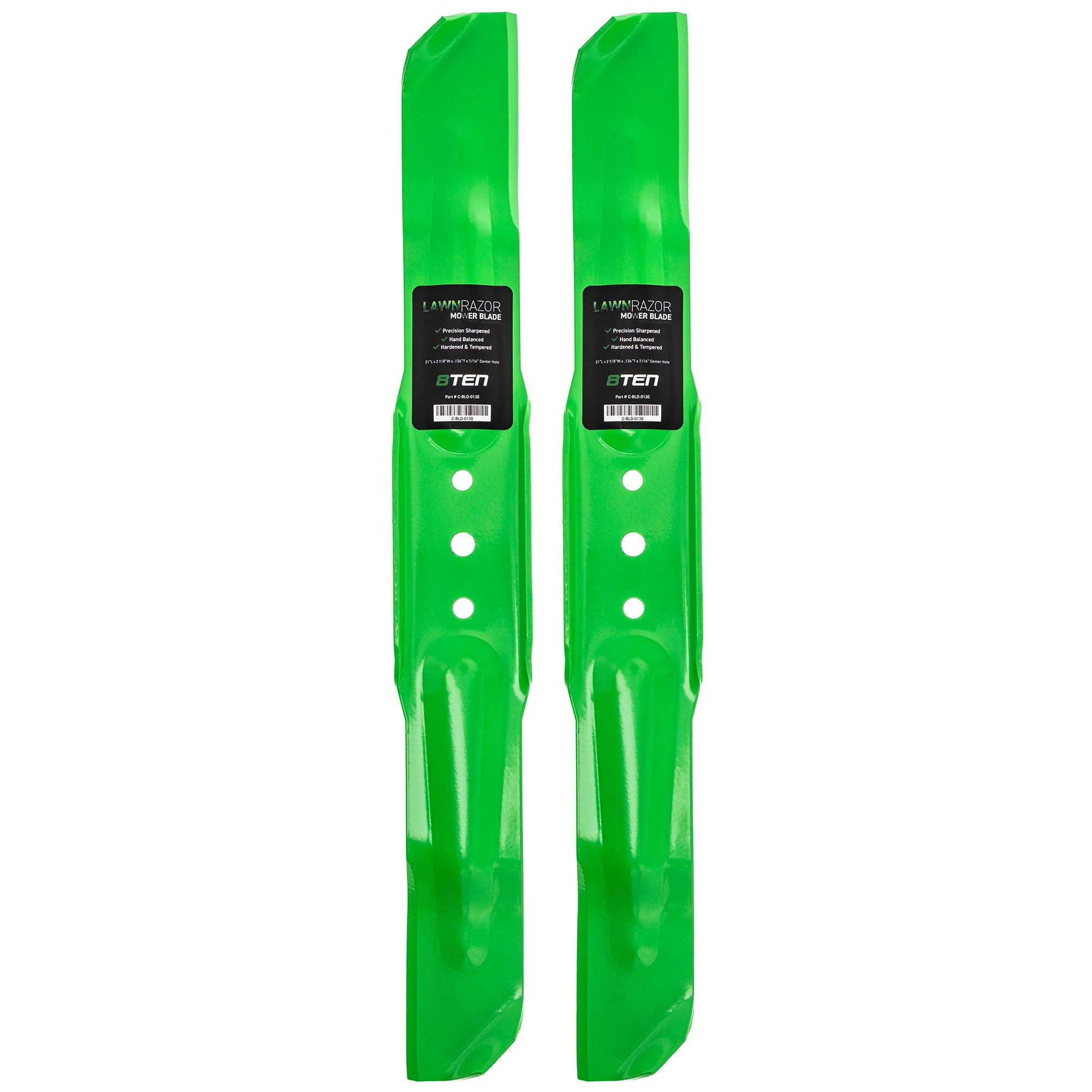 LawnRAZOR LawnRAZOR High Lift Blade 2-Pack for Toro Exmark Oregon MTD Cub Cadet Troy-Bilt 8TEN 810-CBL2352D