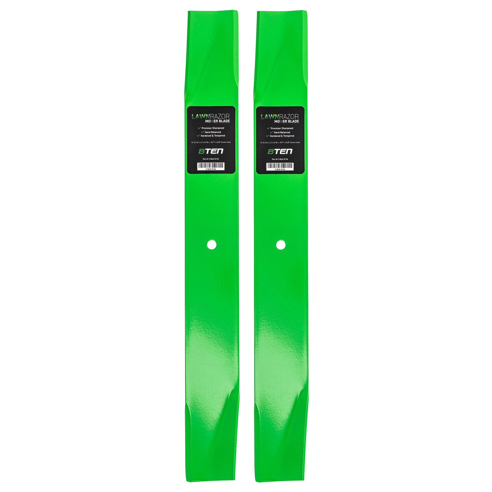 LawnRAZOR LawnRAZOR Low Lift Blade 2-Pack for zOTHER Stens Oregon Husqvarna Poulan 8TEN 810-CBL2356D
