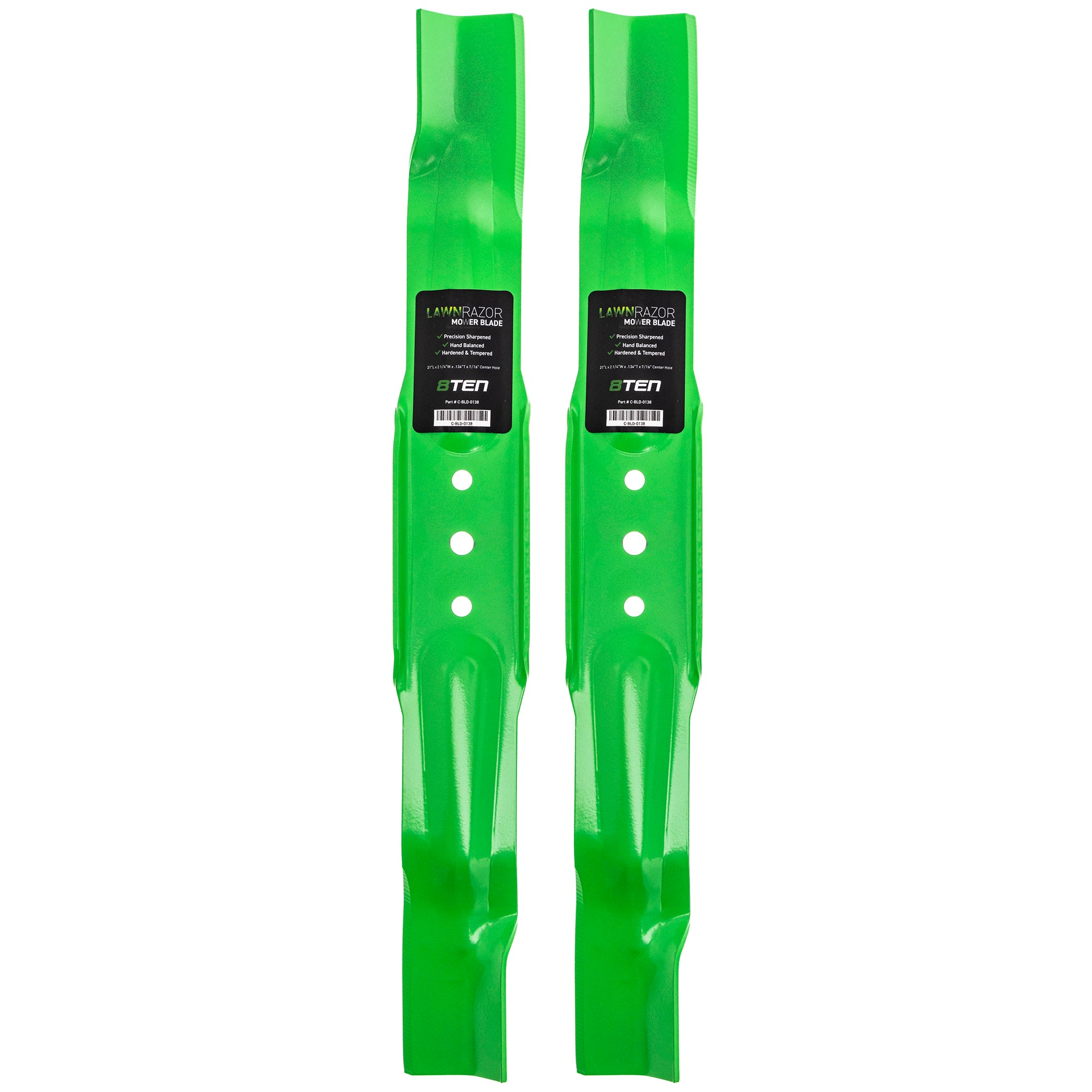 LawnRAZOR LawnRAZOR High Lift Blade 2-Pack for Toro Exmark Oregon MTD Cub Cadet Troy-Bilt 8TEN 810-CBL2350D