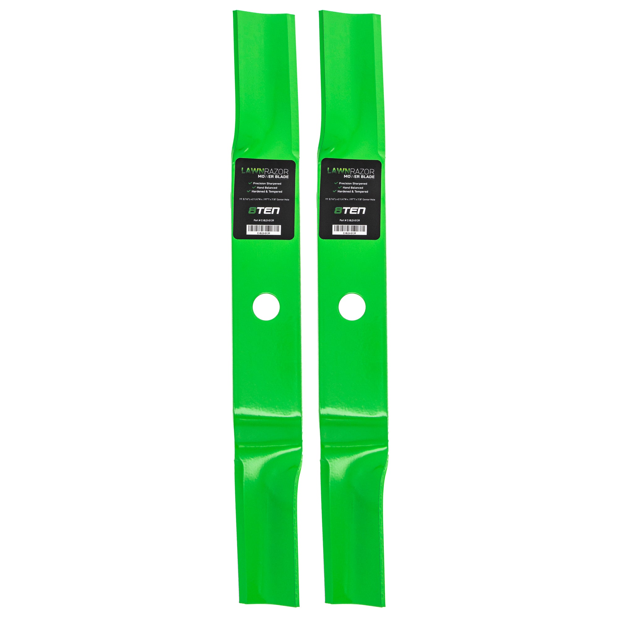 LawnRAZOR LawnRAZOR High Lift Blade 2-Pack for zOTHER Stens Oregon Murray MTD Cub Cadet 8TEN 810-CBL2351D