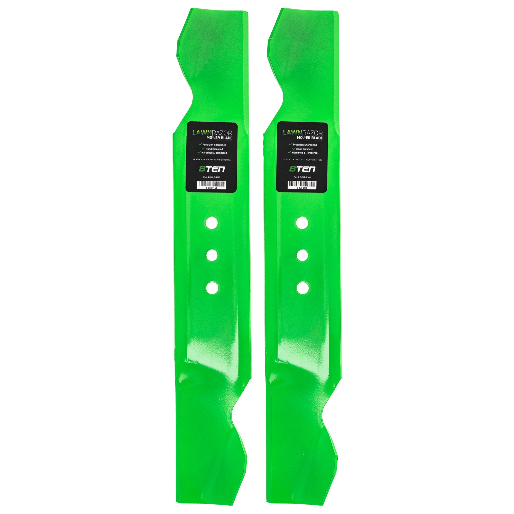 LawnRAZOR LawnRAZOR Mulching Blade 2-Pack for zOTHER Stens Oregon MTD Cub Cadet Troy-Bilt 8TEN 810-CBL2362D