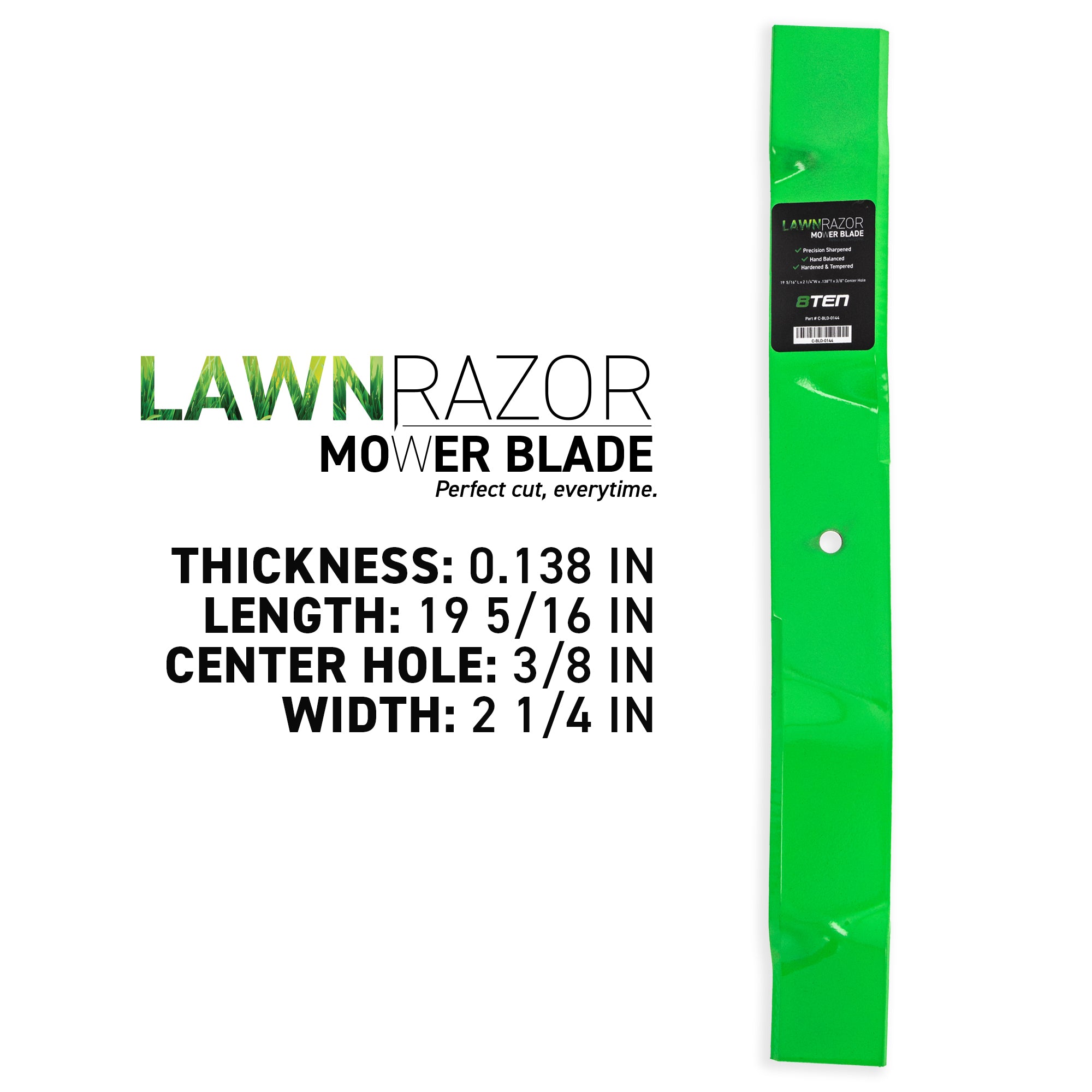 8TEN 810-CBL2366D Blade for Stens Murray Deere Dane NONE 71548E701MA